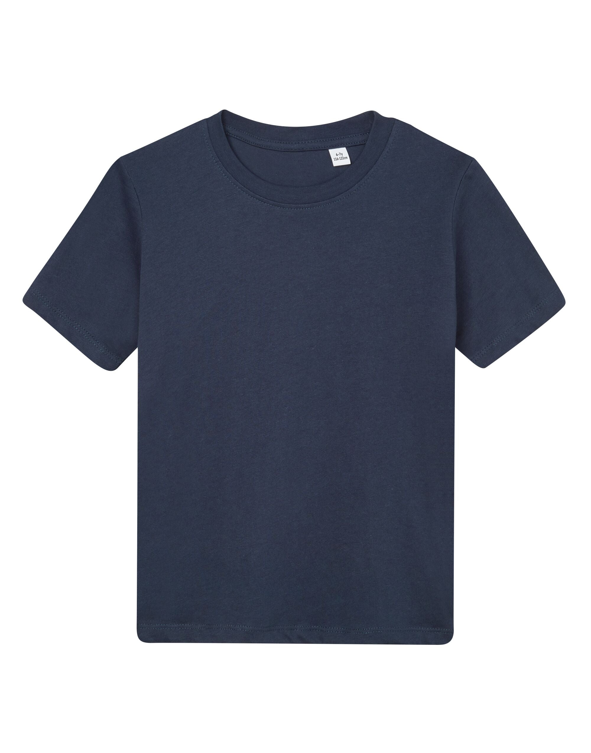 Mantis Kids EShort Sleeveential Organic T MK01 - Navy - Customisable T-Shirts
