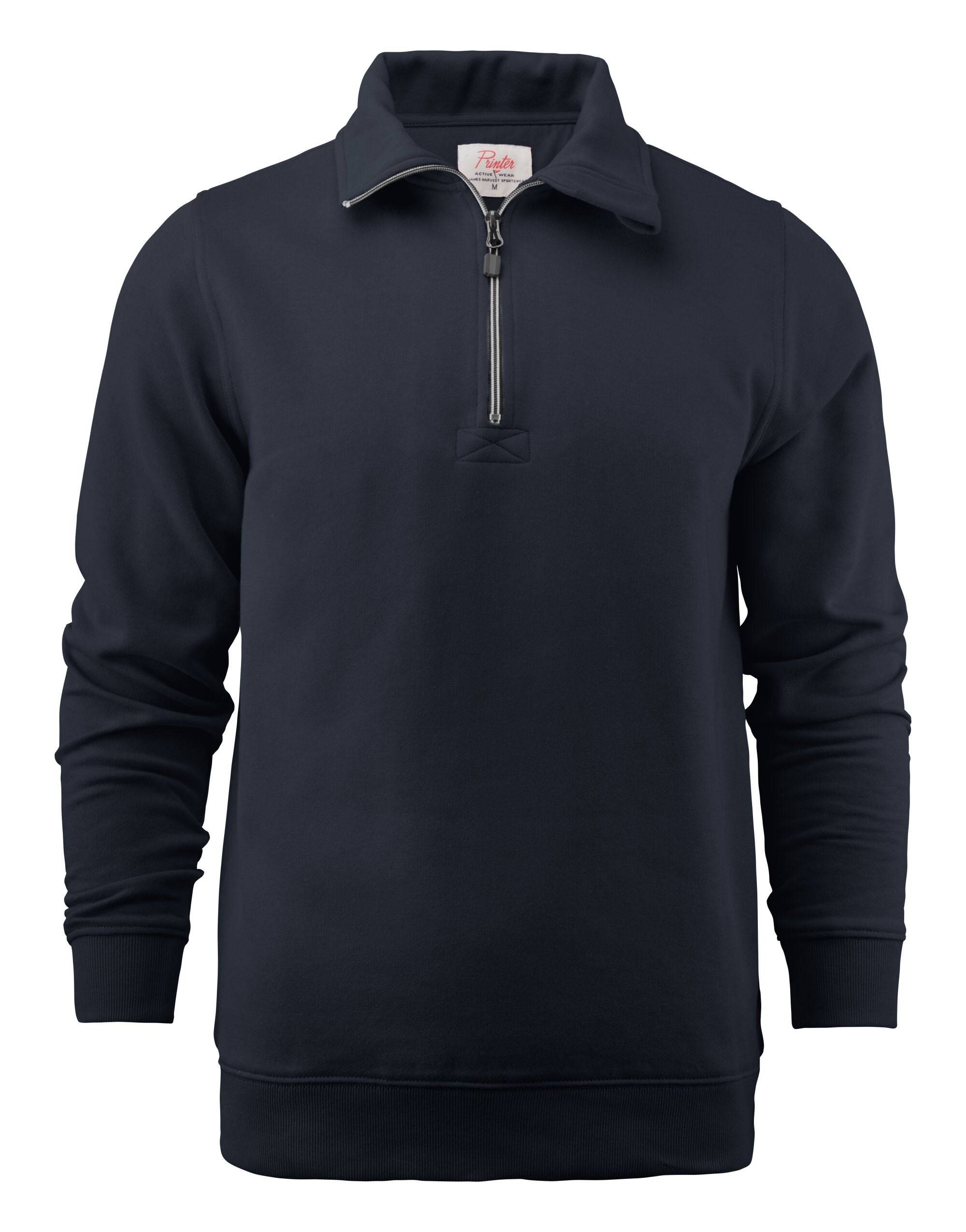 Printer Mens Rounders RXS 12 Zip PE2262053 - Dark Navy - Customisable Sweatshirts
