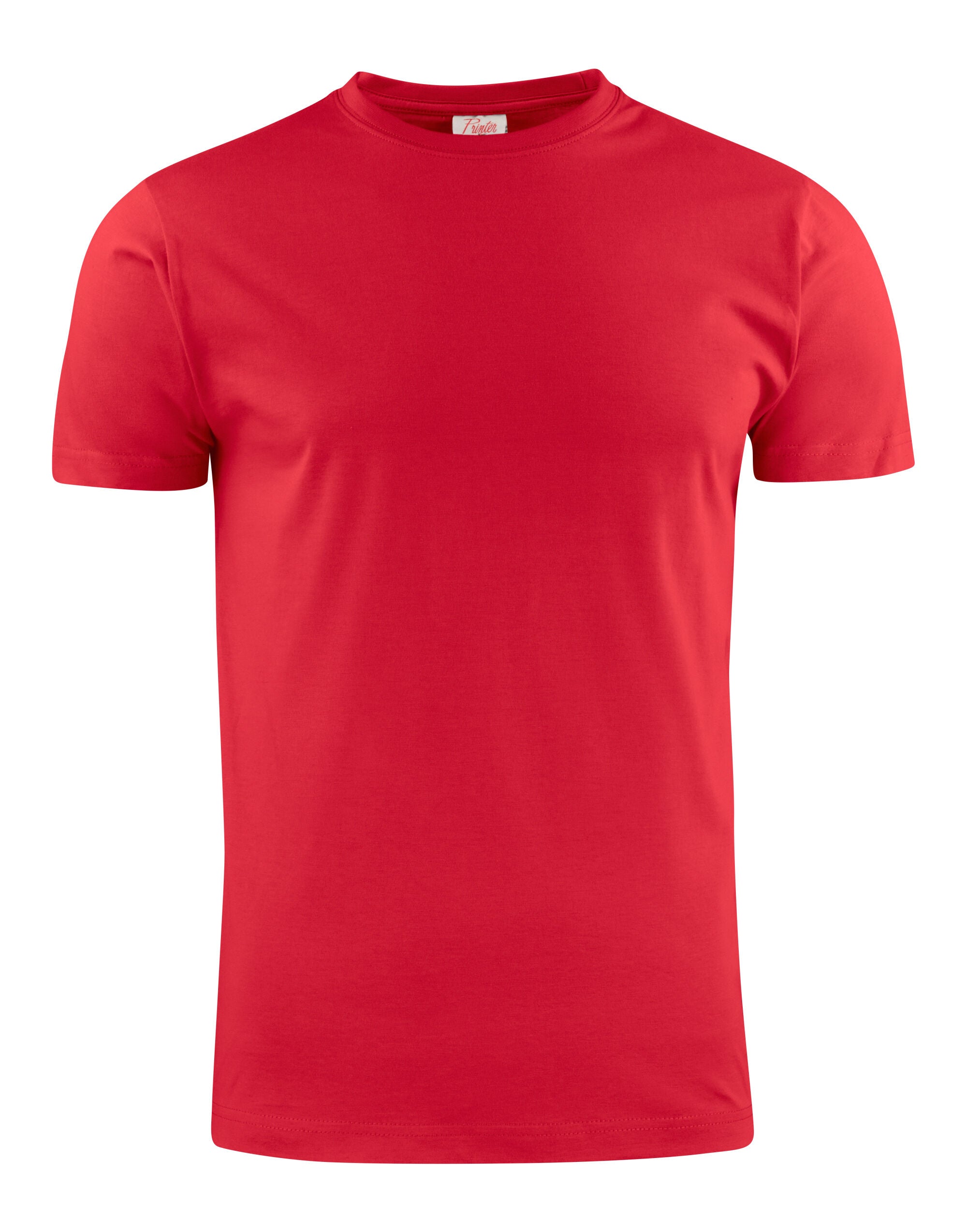 Printer Mens Heavy T Shirt PE2264020 - Red - Customisable T-Shirts