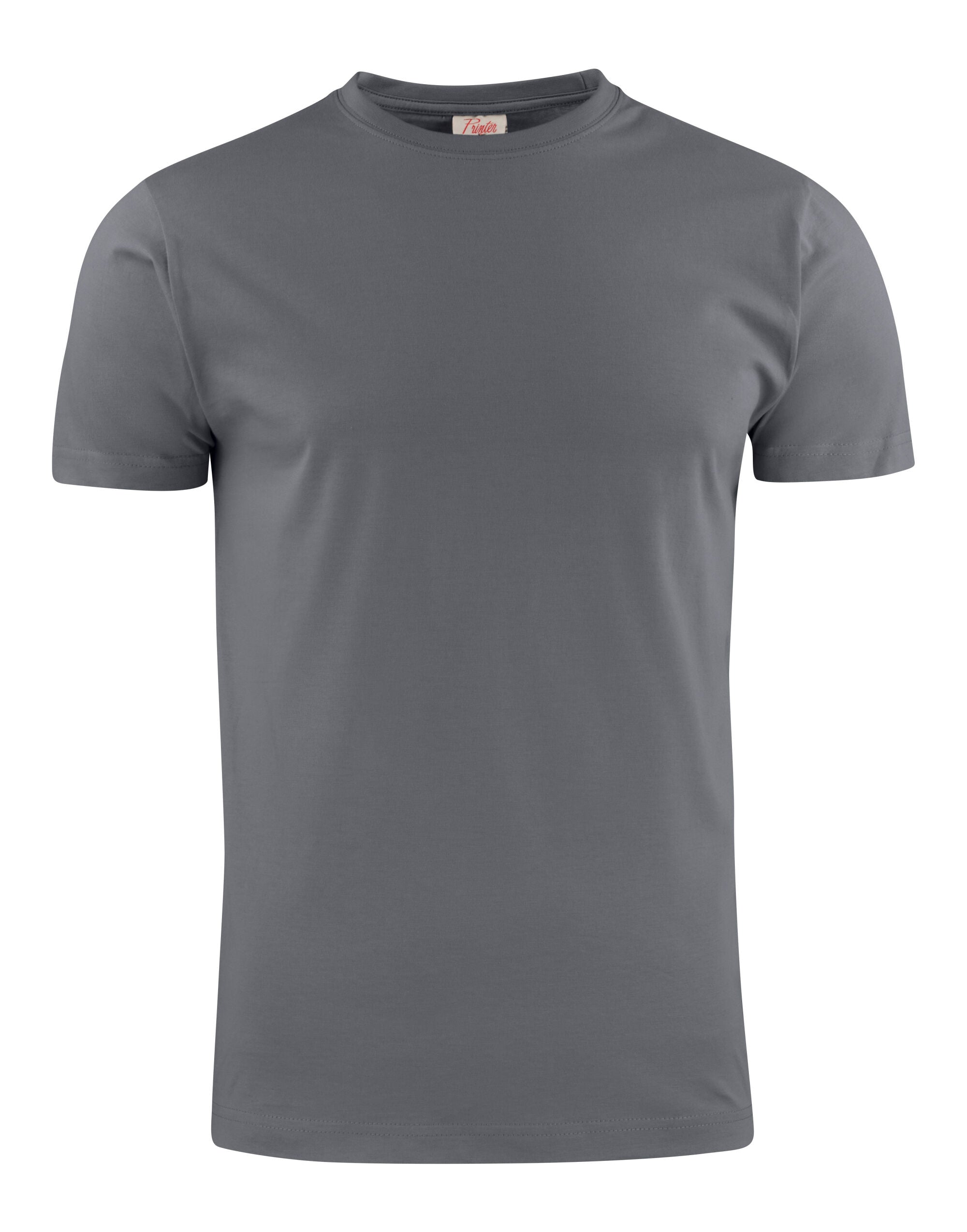 Printer Mens Heavy T Shirt PE2264020 - Steel Grey - Customisable T-Shirts
