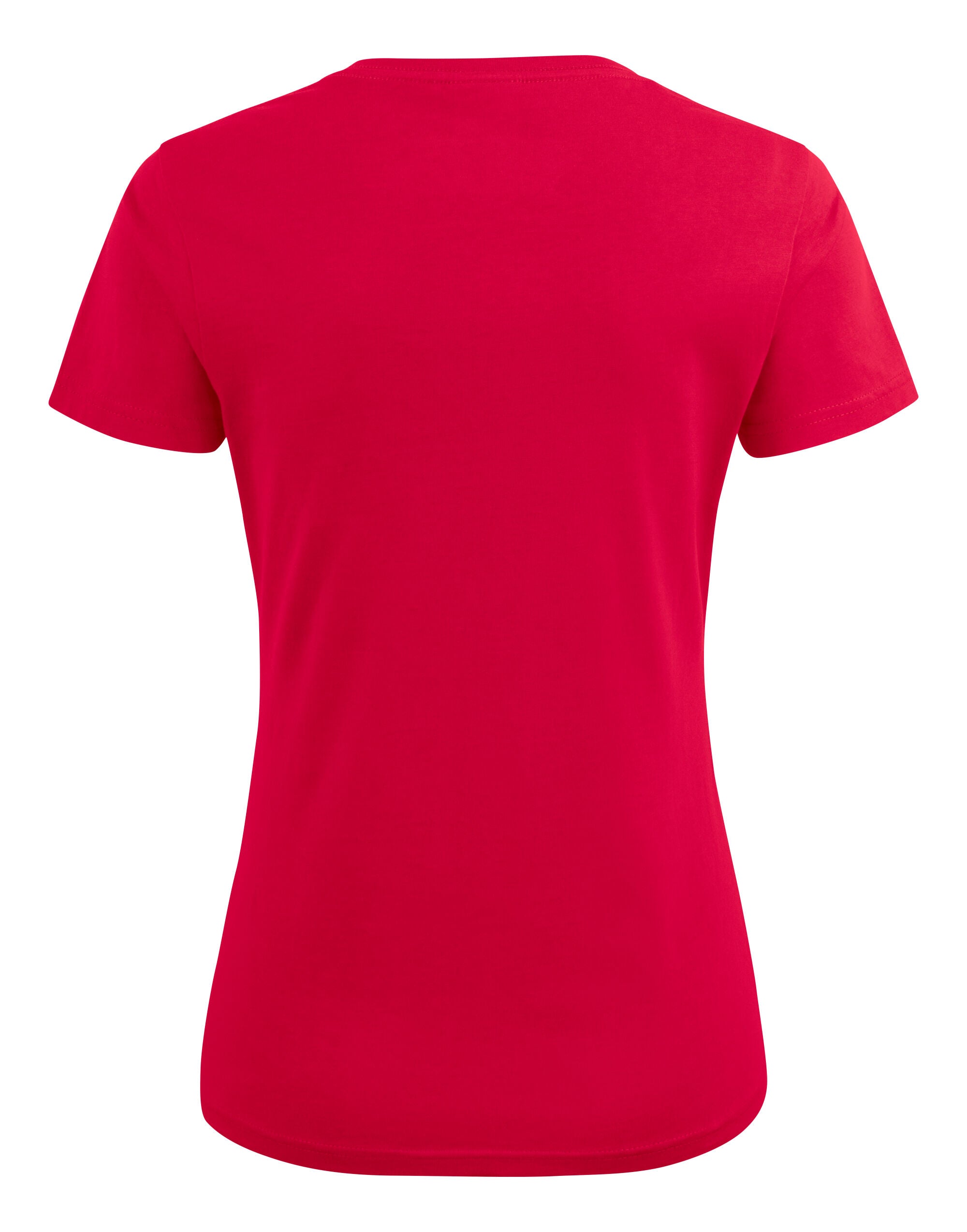 Printer Ladies Heavy V T Shirt PE2264025 - Red - Customisable T-Shirts