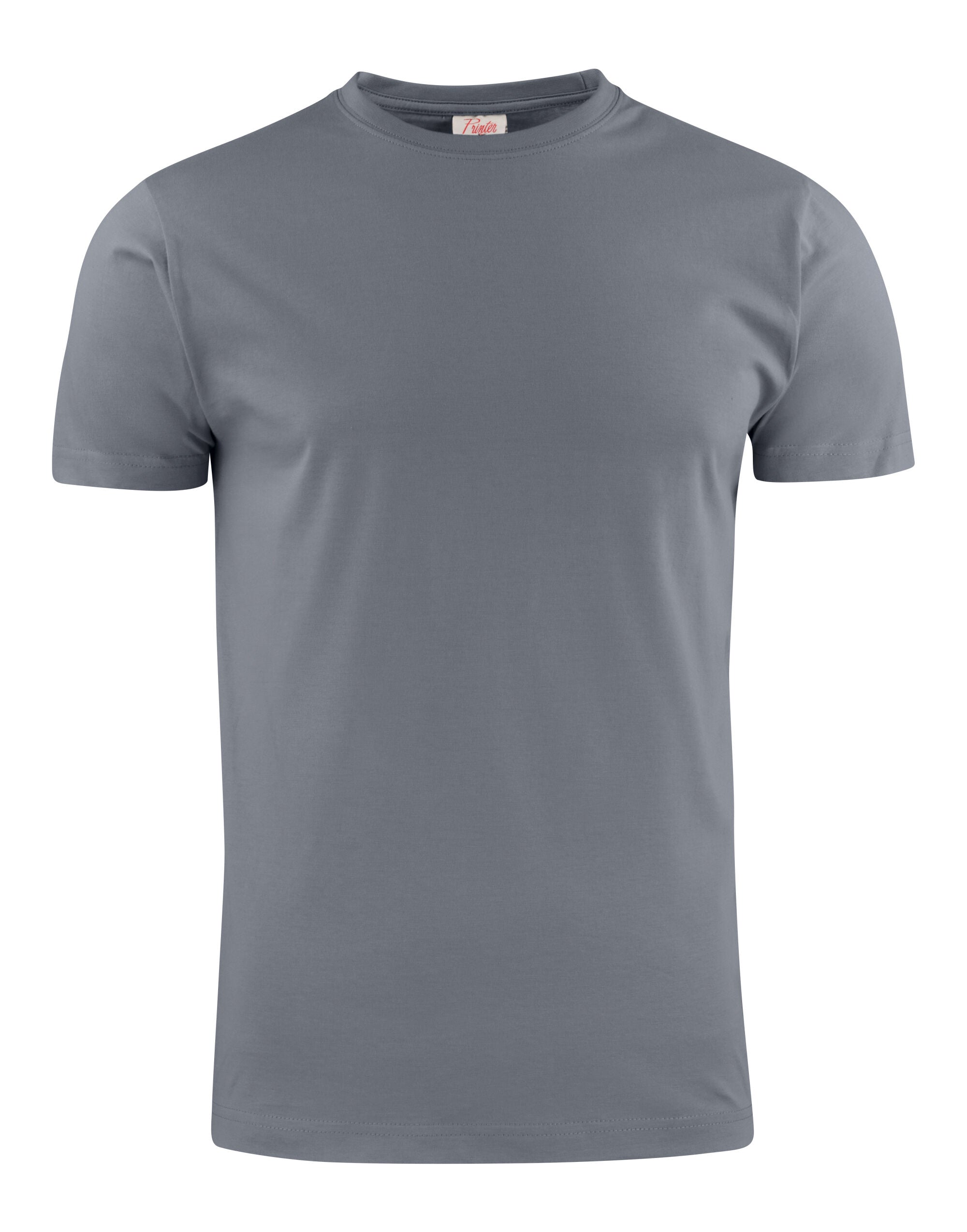 Printer Mens Light T Shirt RSX PE2264027 - Steel Grey - Customisable T-Shirts