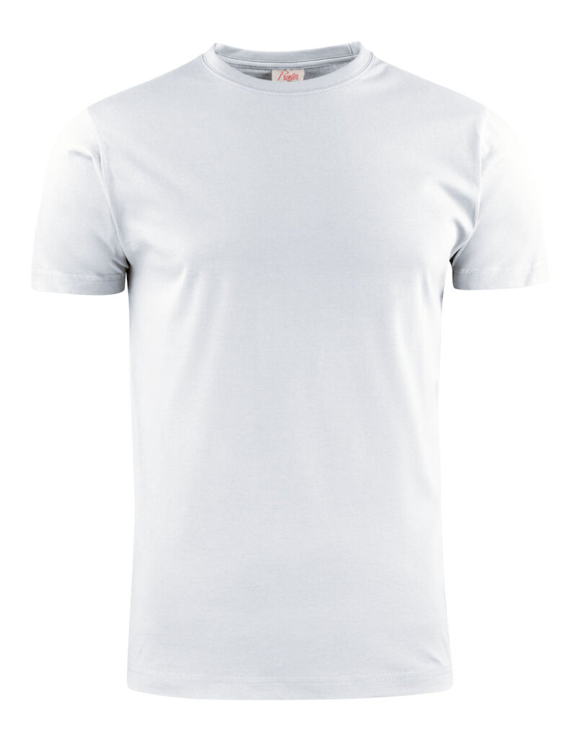 Printer EShort Sleeveentials Heavier Pro T Shirt PE2264032 - White - Customisable T-Shirts