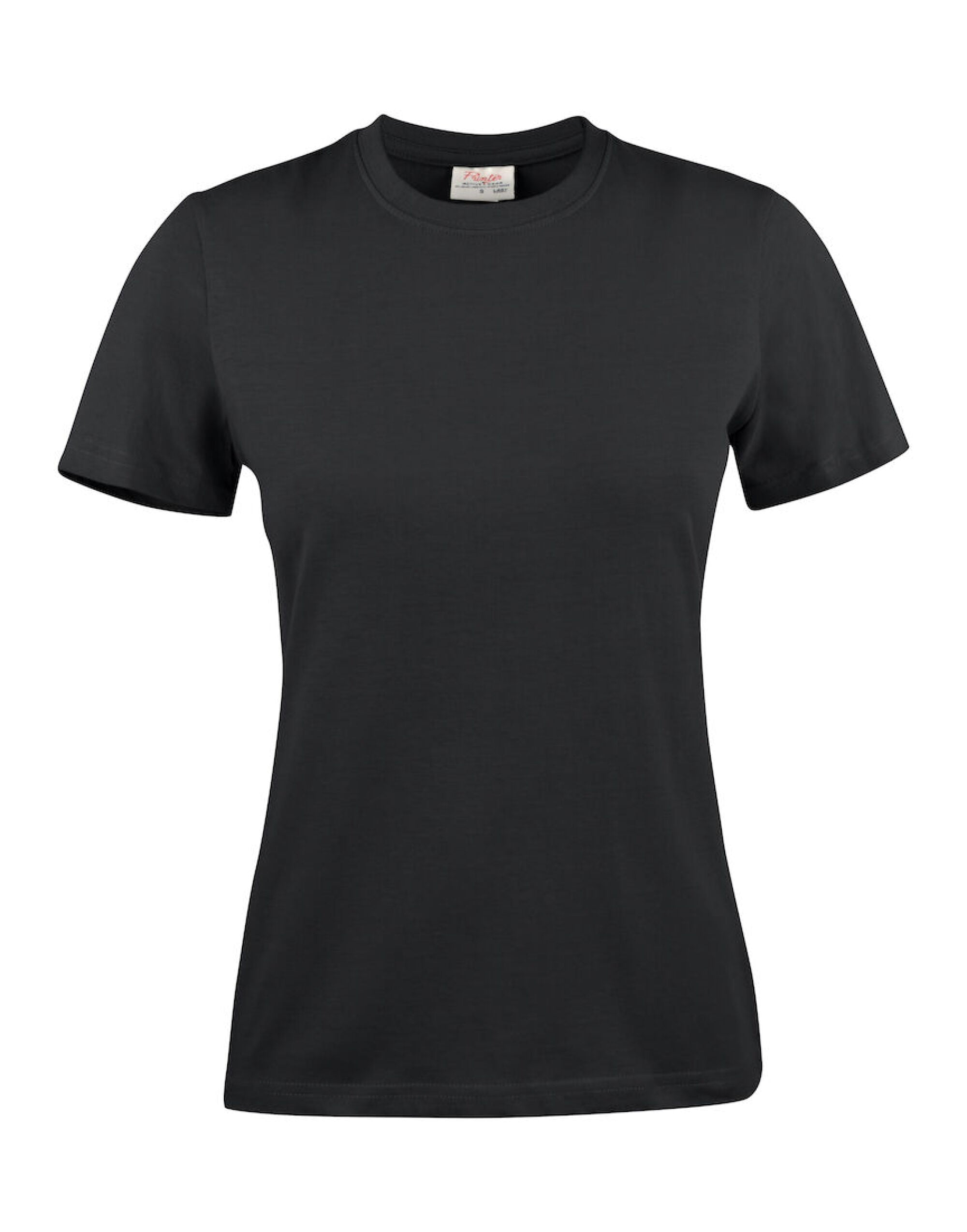 Printer EShort Sleeveentials Ladies Heavier Pro T PE2264033 - Black - Customisable T-Shirts