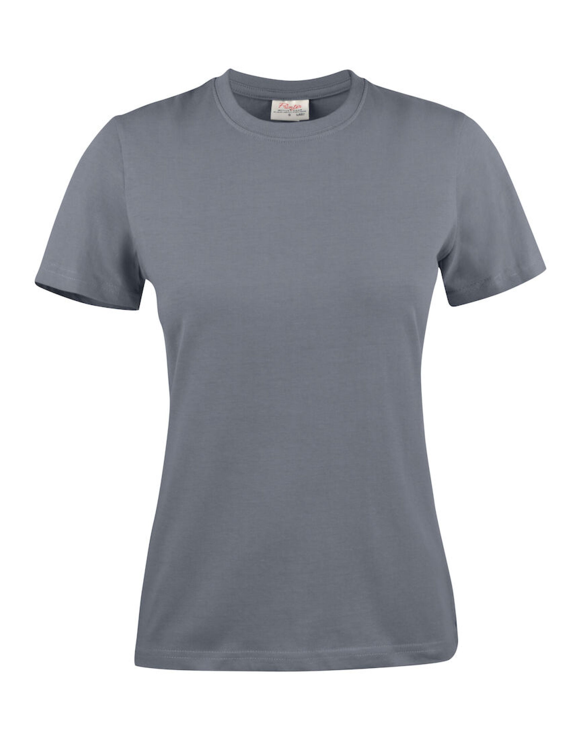 Printer EShort Sleeveentials Ladies Heavier Pro T PE2264033 - Steel Grey - Customisable T-Shirts