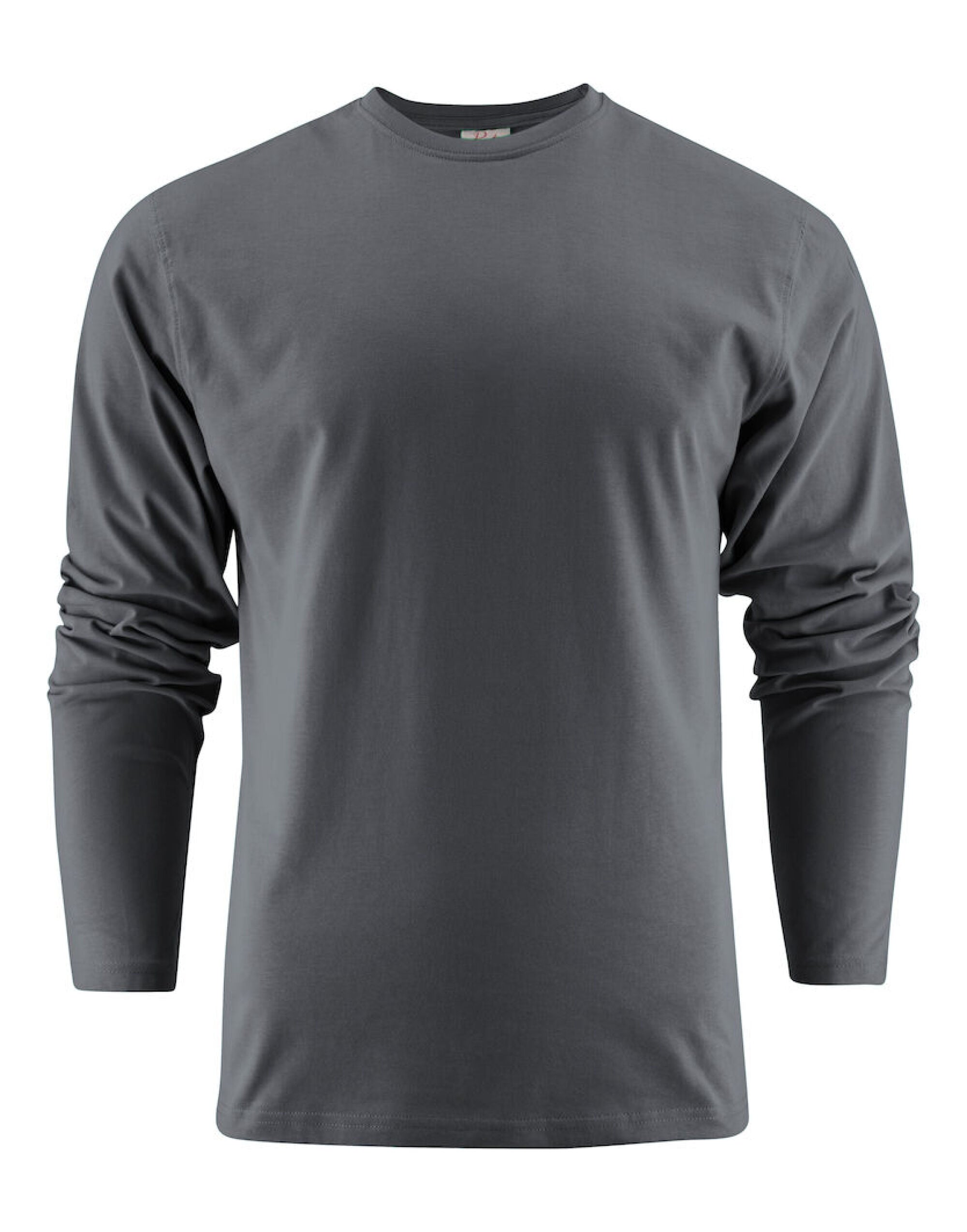 Printer EShort Sleeveentials Unisex Heavier Pro LS PE2264034 - Steel Grey - Customisable T-Shirts