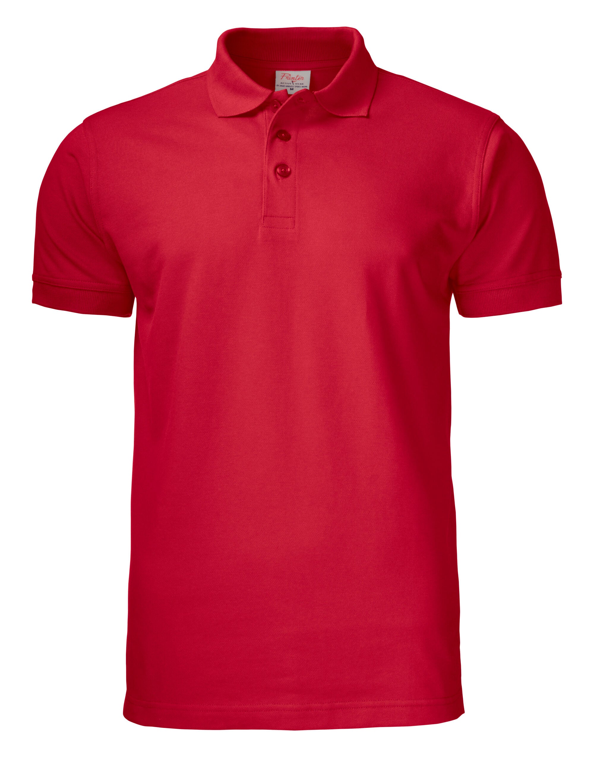 Printer Mens Surf Pro RSX Pique Polo PE2265019 - Red - Customisable Polos
