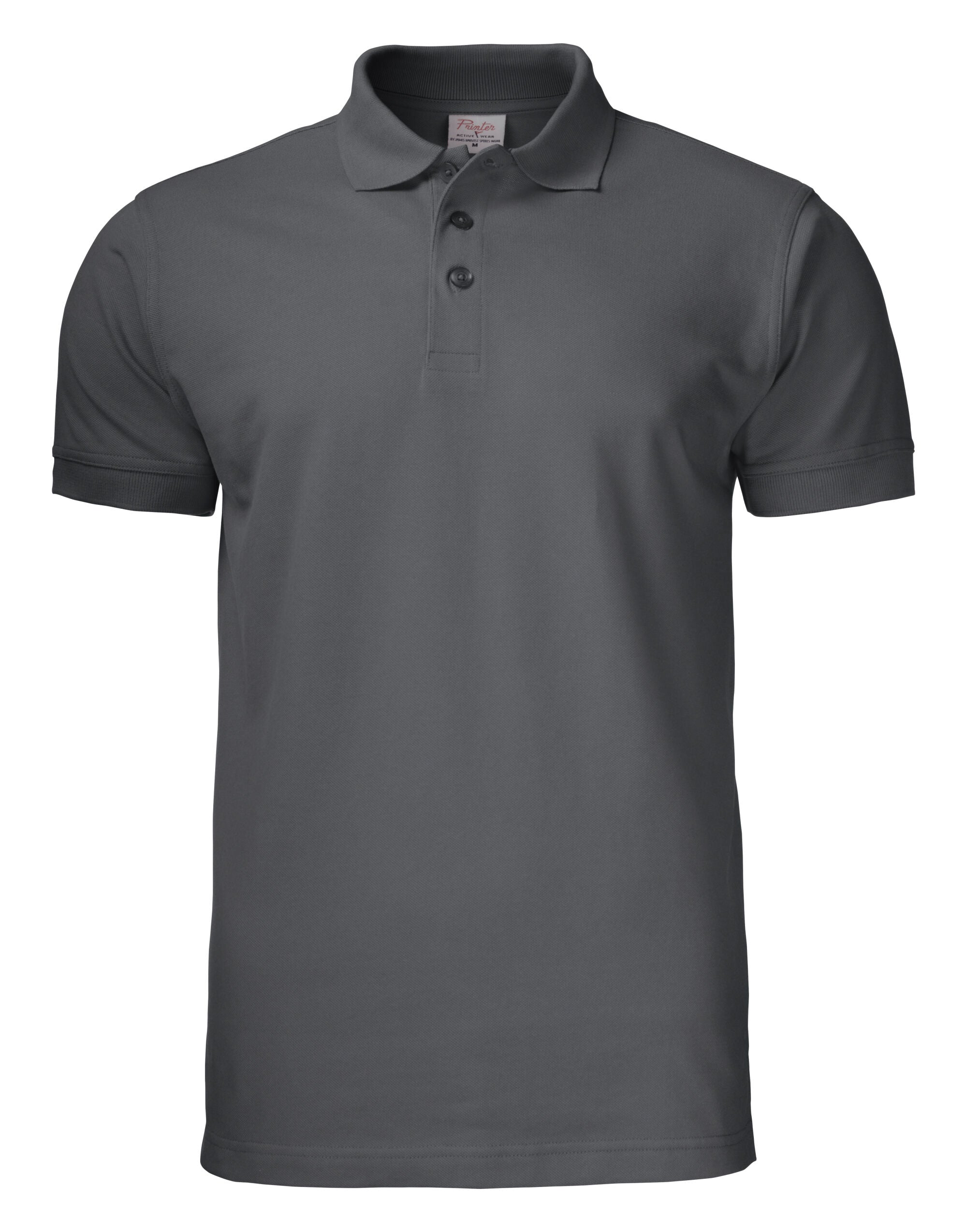 Printer Mens Surf Pro RSX Pique Polo PE2265019 - Steel Grey - Customisable Polos