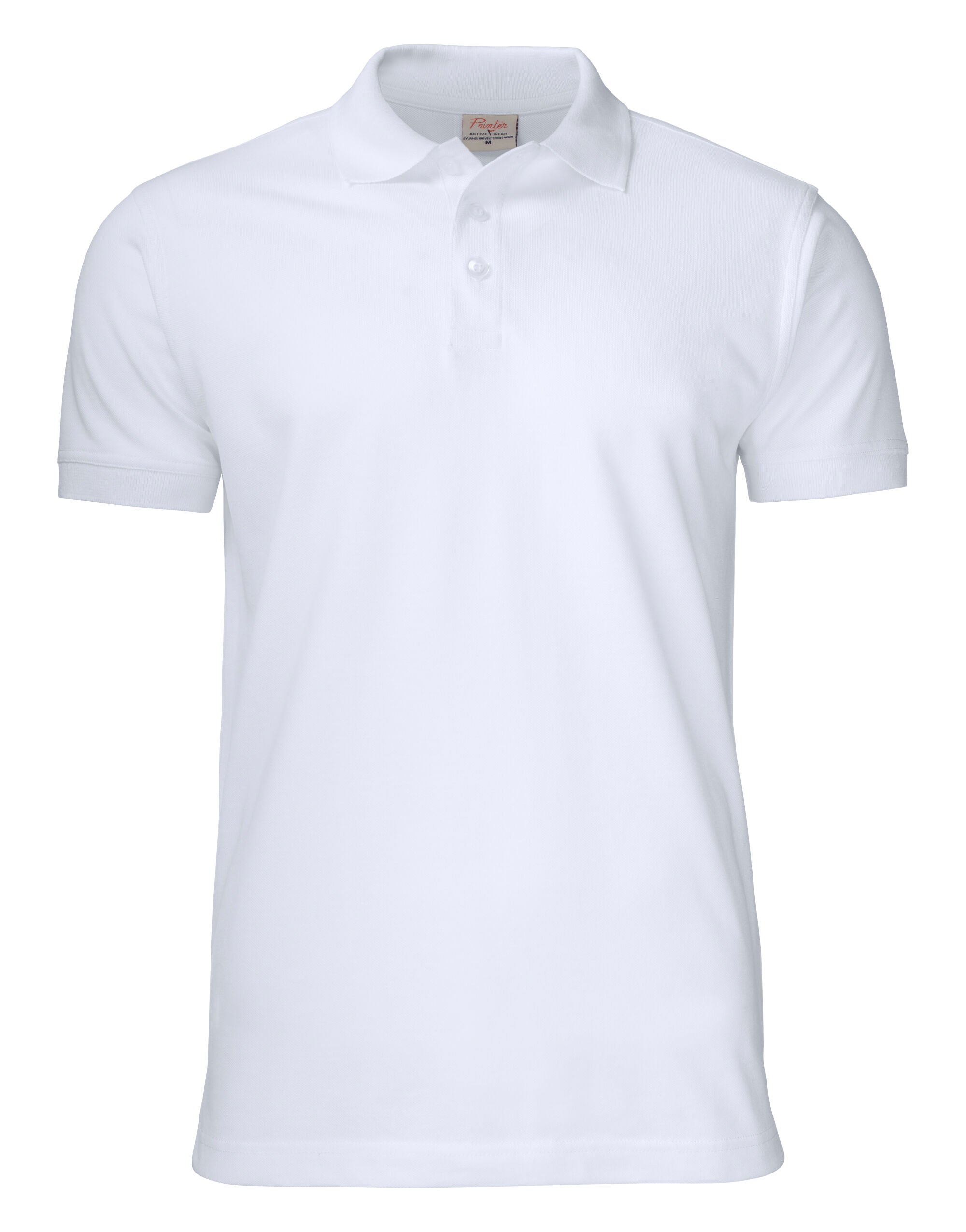 Printer Mens Surf Pro RSX Pique Polo PE2265019 - White - Customisable Polos