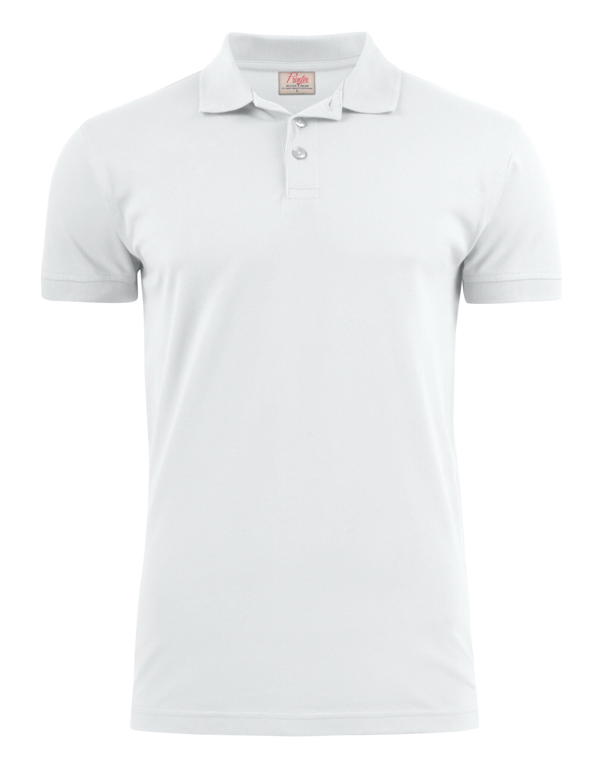 Printer Mens Surf Stretch Polo PE2265020 - White - Customisable Polos
