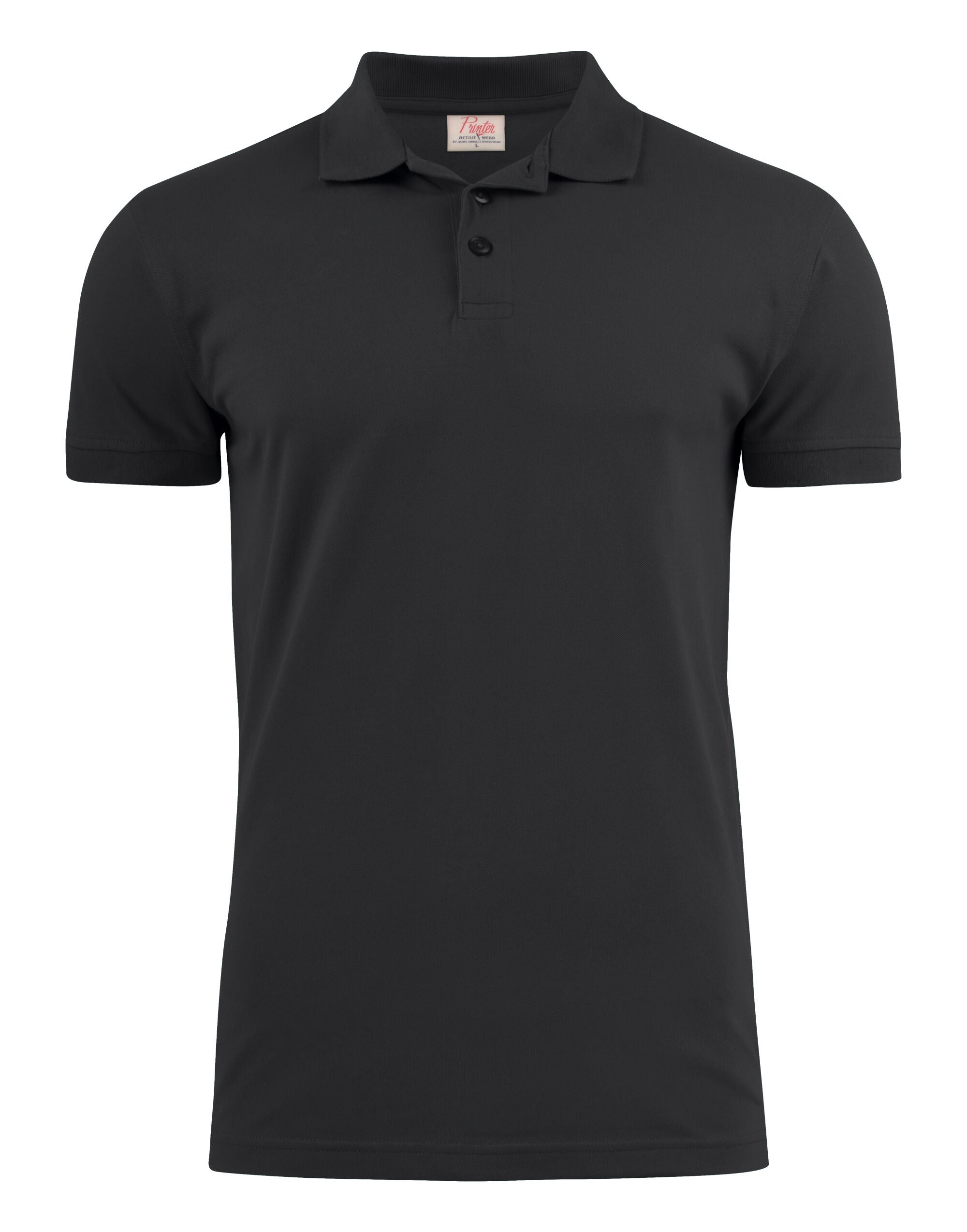 Printer Mens Surf Stretch Polo PE2265020 - Black - Customisable Polos