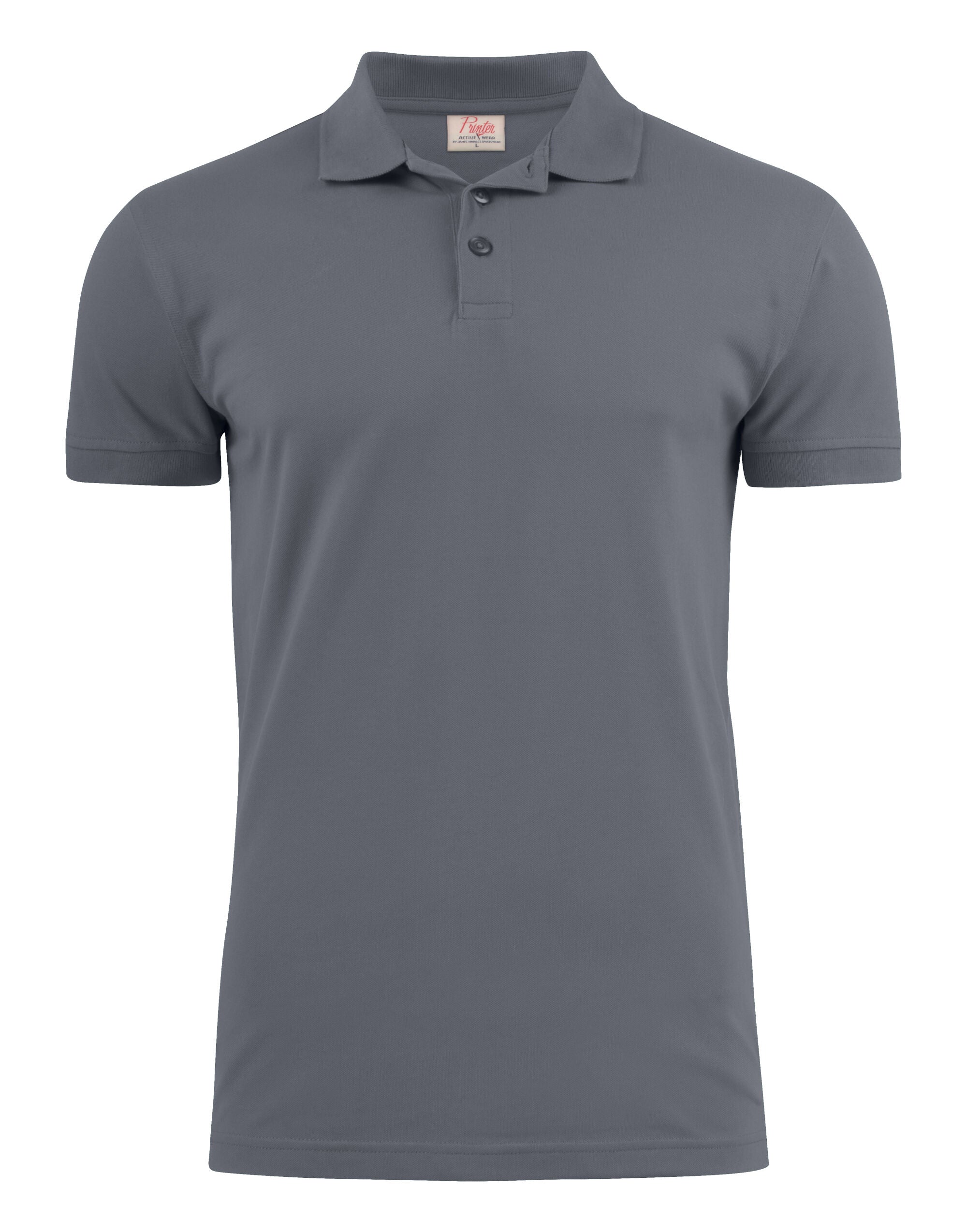 Printer Mens Surf Stretch Polo PE2265020 - Steel Grey - Customisable Polos