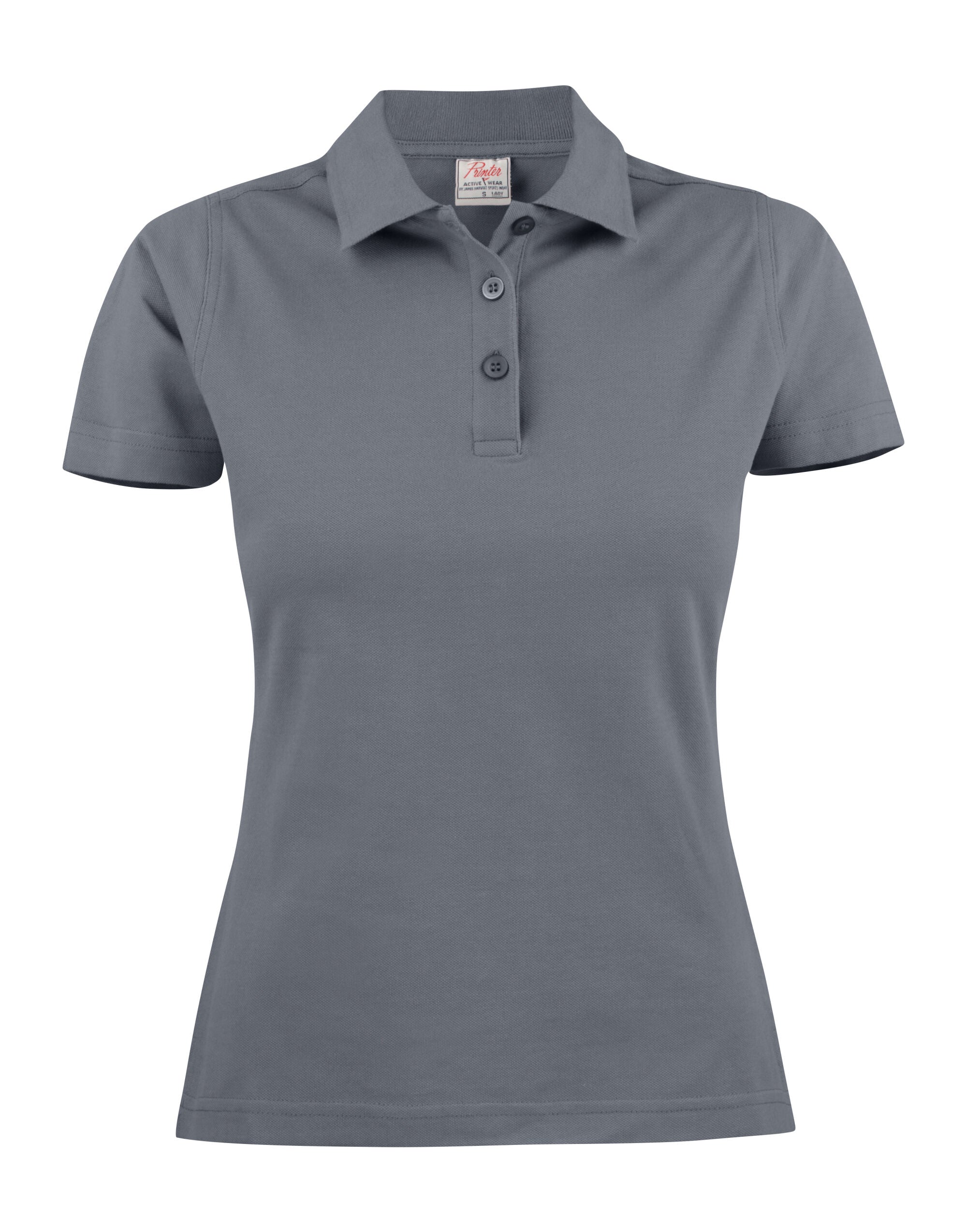 Printer Ladies Surf Light Polo PE2265023 - Steel Grey - Customisable Polos