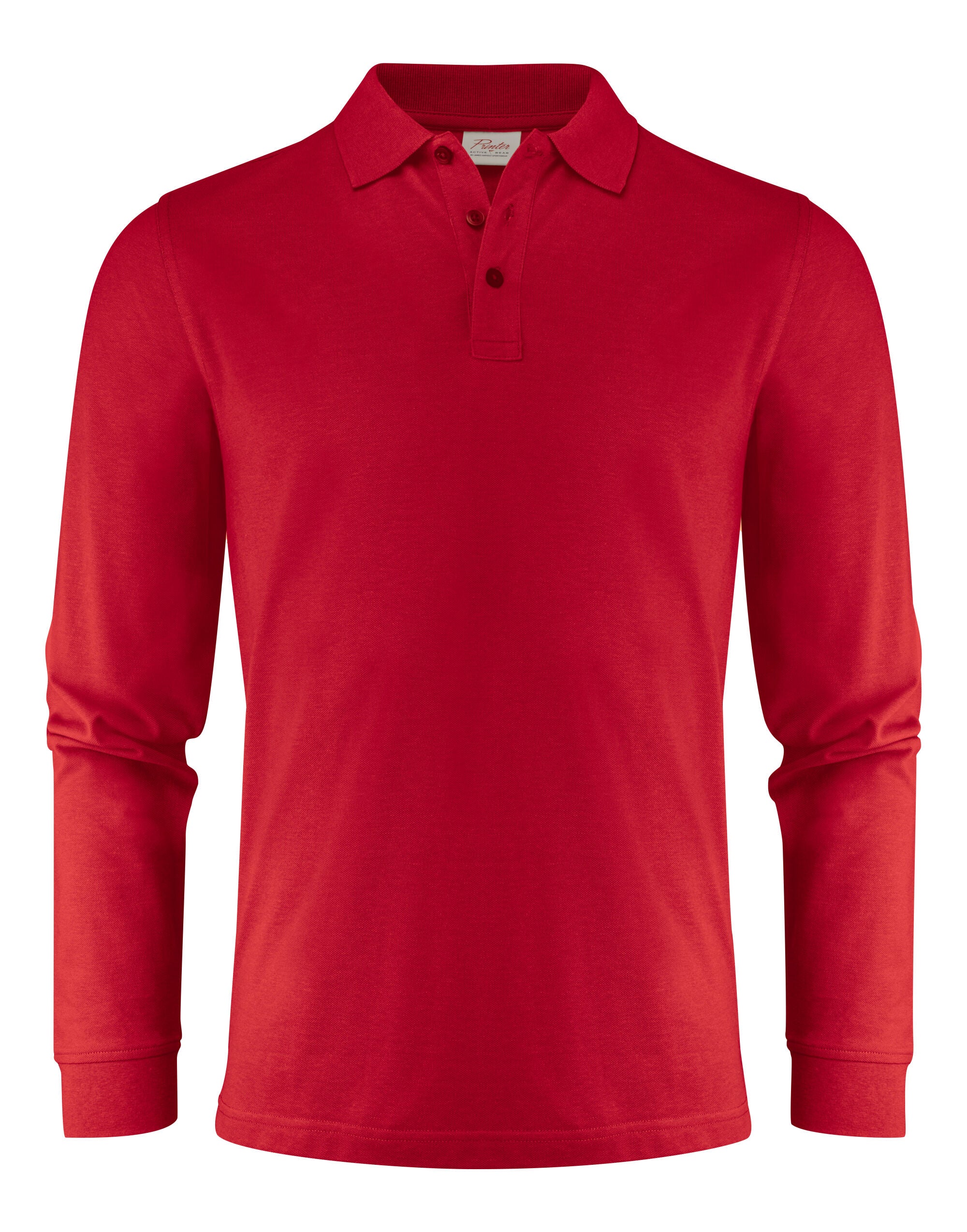 Printer Mens Surf Pro LS Polo PE2265026 - Red - Customisable Polos
