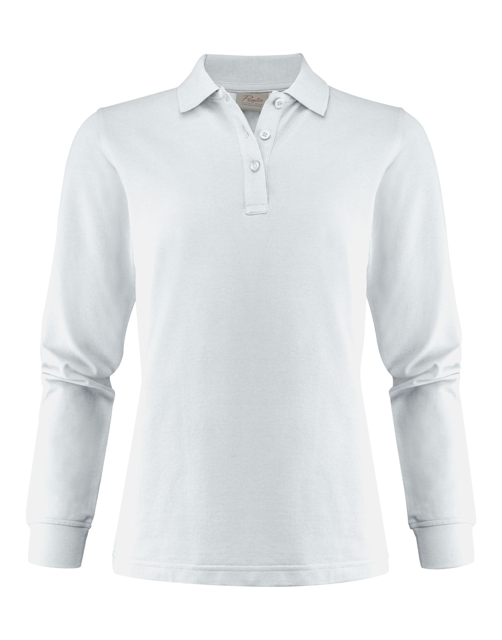 Printer Ladies Surf Pro LS Polo PE2265027 - White - Customisable Polos