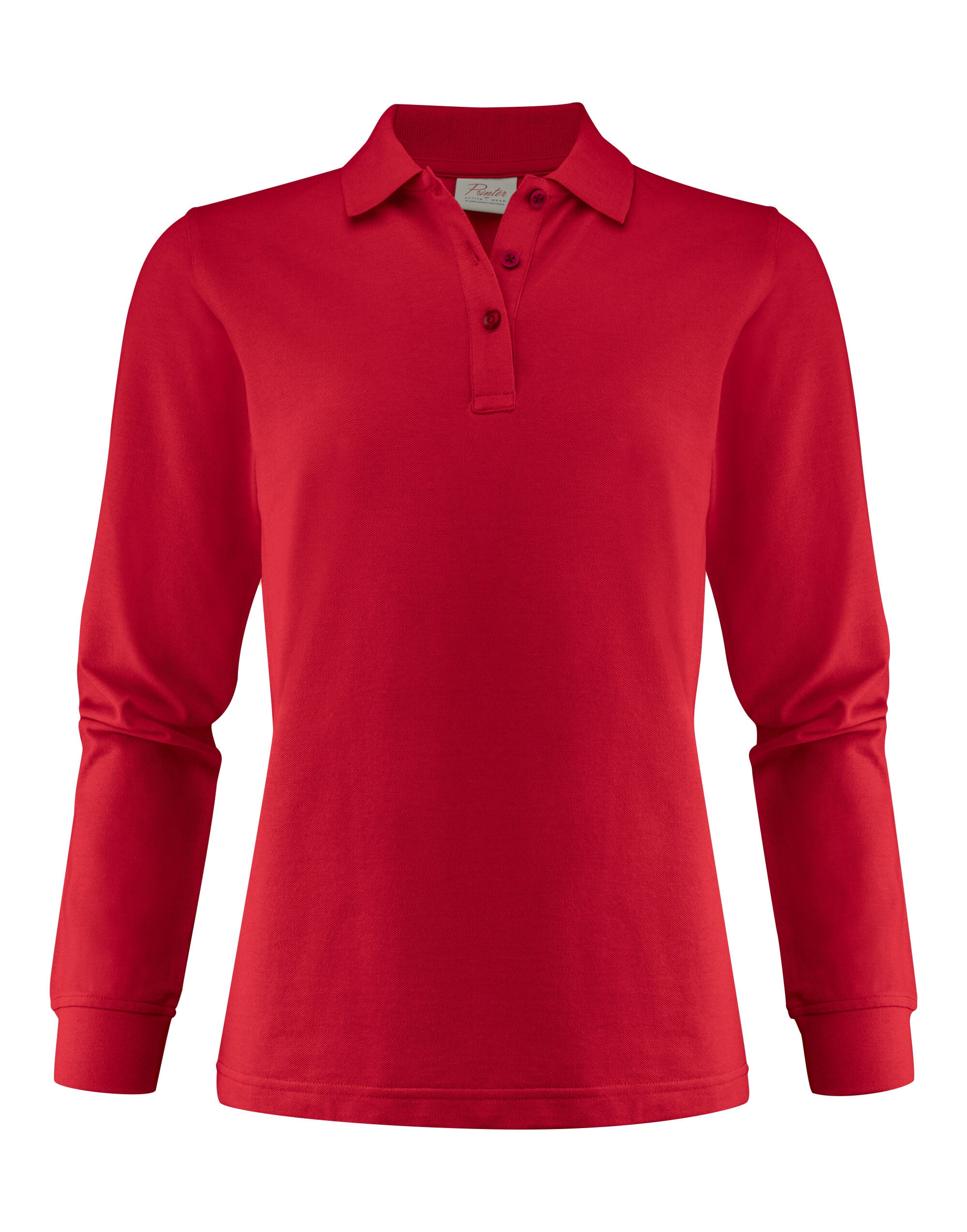 Printer Ladies Surf Pro LS Polo PE2265027 - Red - Customisable Polos