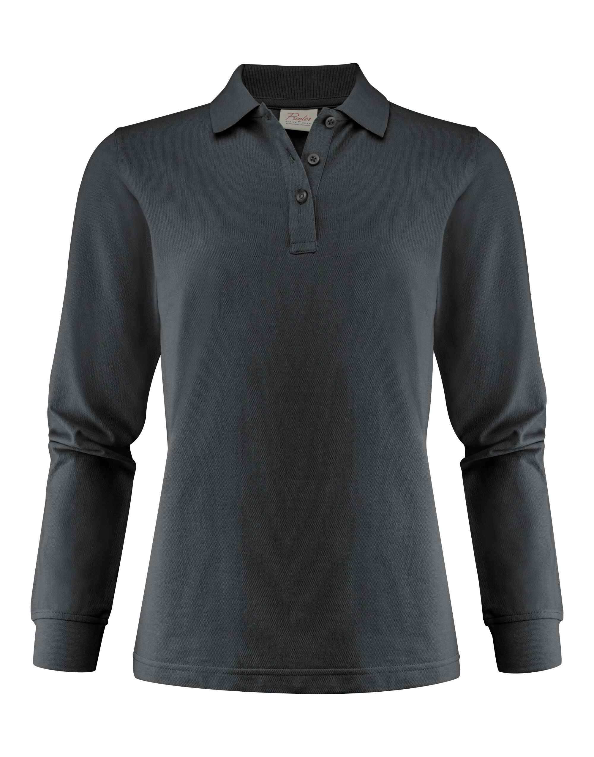Printer Ladies Surf Pro LS Polo PE2265027 - Steel Grey - Customisable Polos