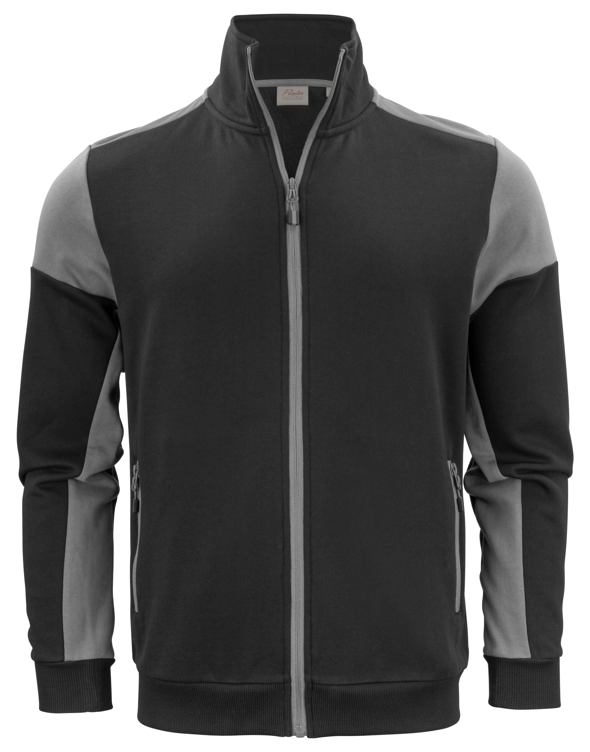 Printer Prime Full Zip Sweater PP2262061 - Black Anthracite - Customisable Sweatshirts
