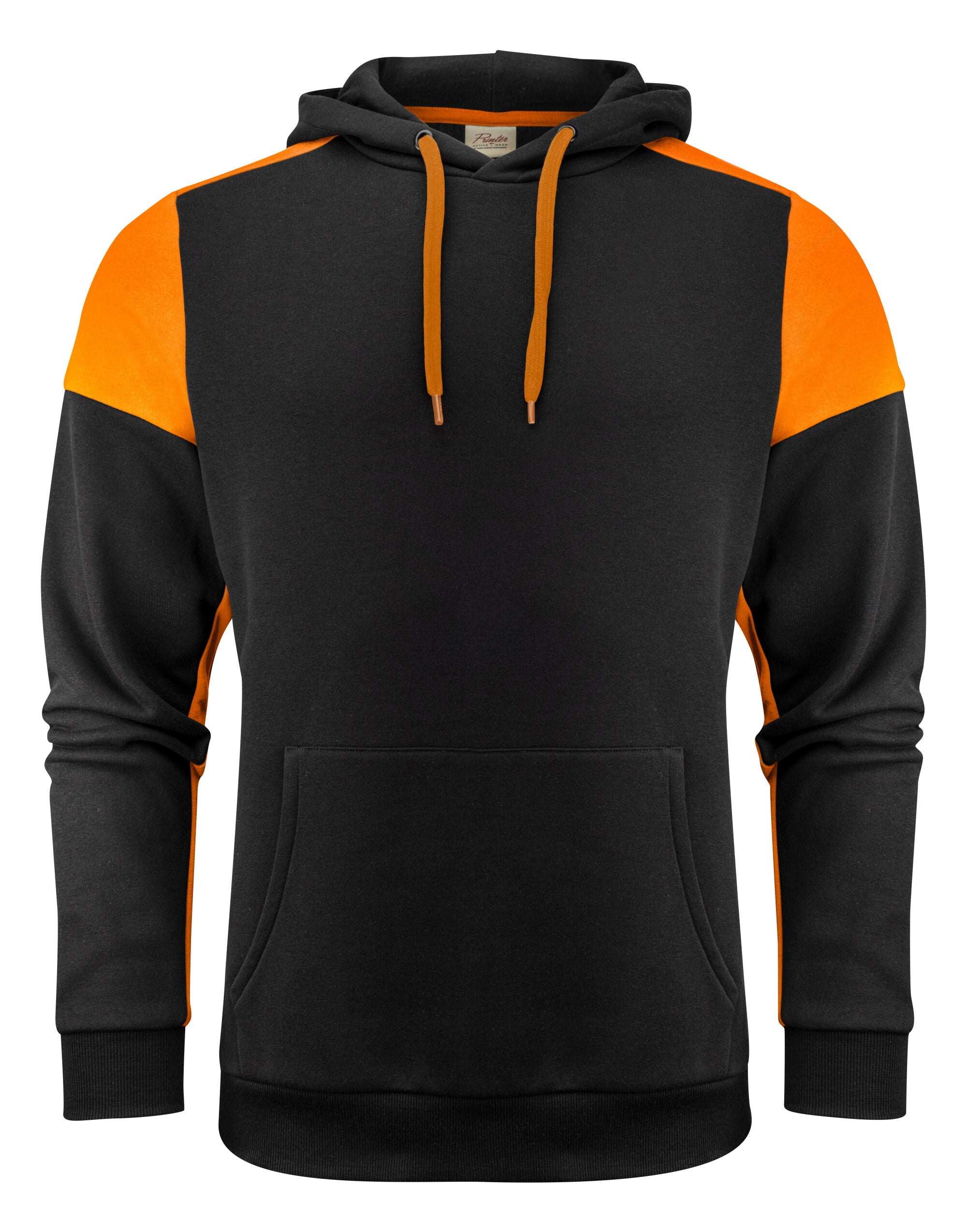 Printer Prime Hoodie PP2262070 - Black Orange - Customisable Hoodies
