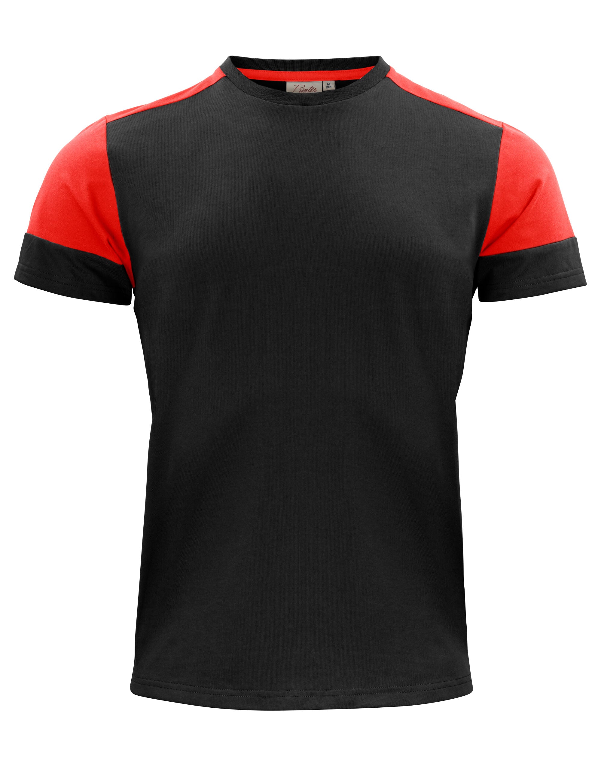 Printer Prime T Shirt PP2264030 - Black Red - Customisable T-Shirts