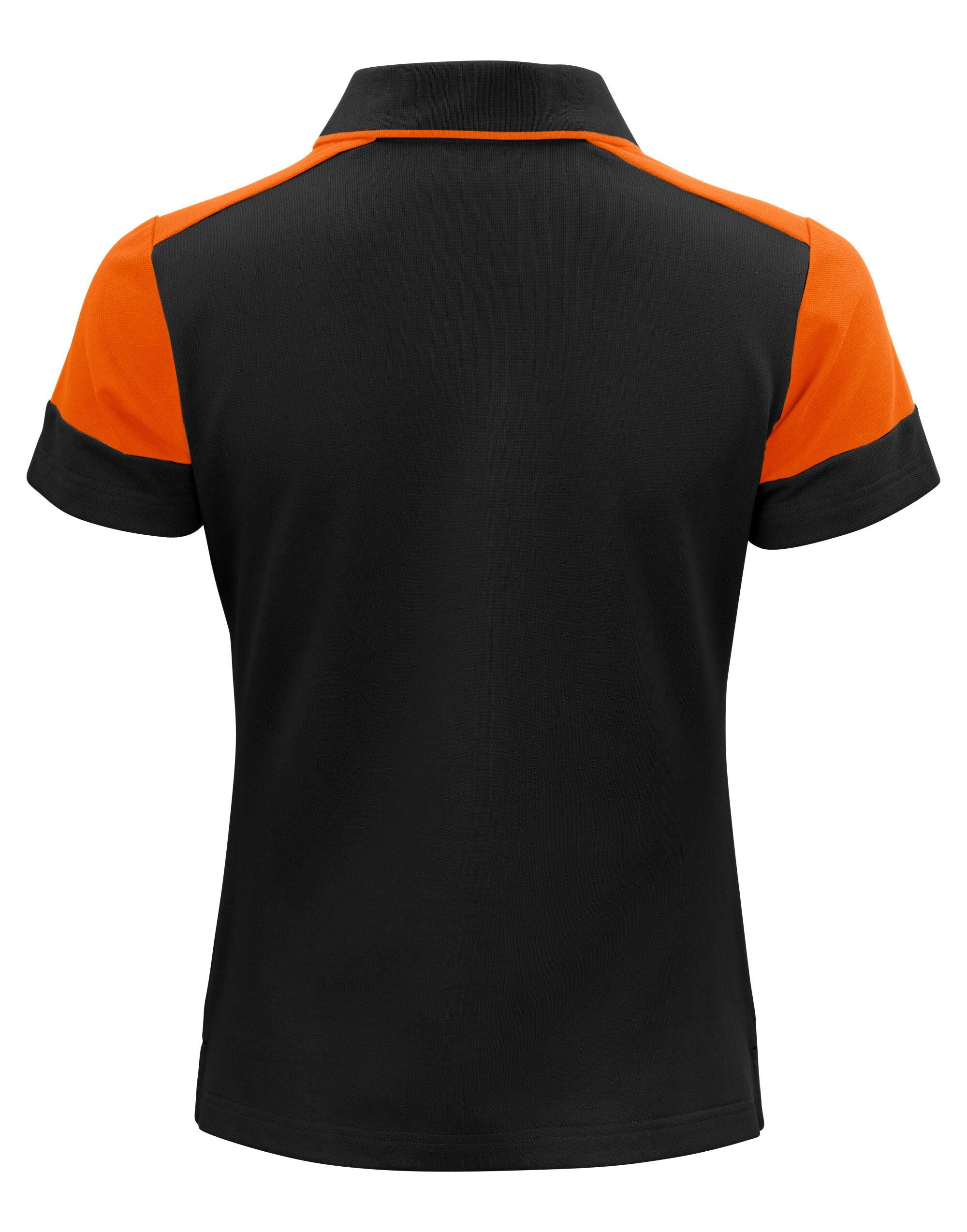 Printer Prime Ladies Polo PP2265025 - Black Orange - Customisable Polos