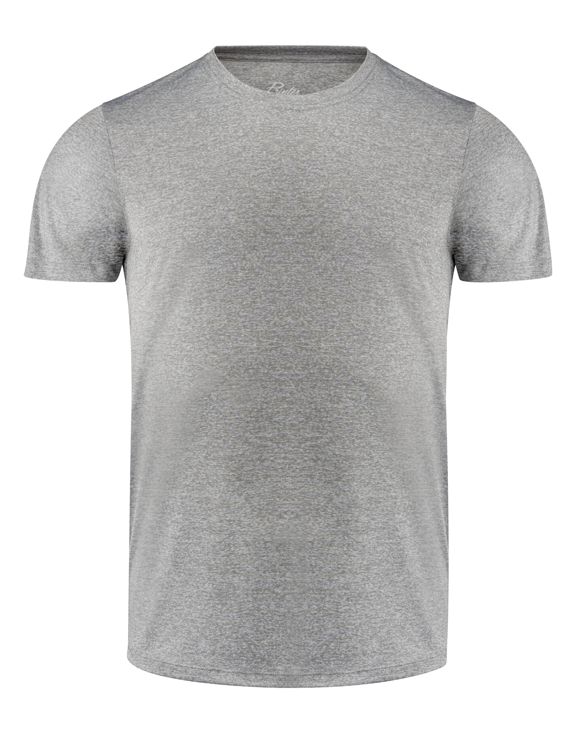 Printer Red Run Active T Shirt PR2264023 - Grey Melange - Customisable T-Shirts