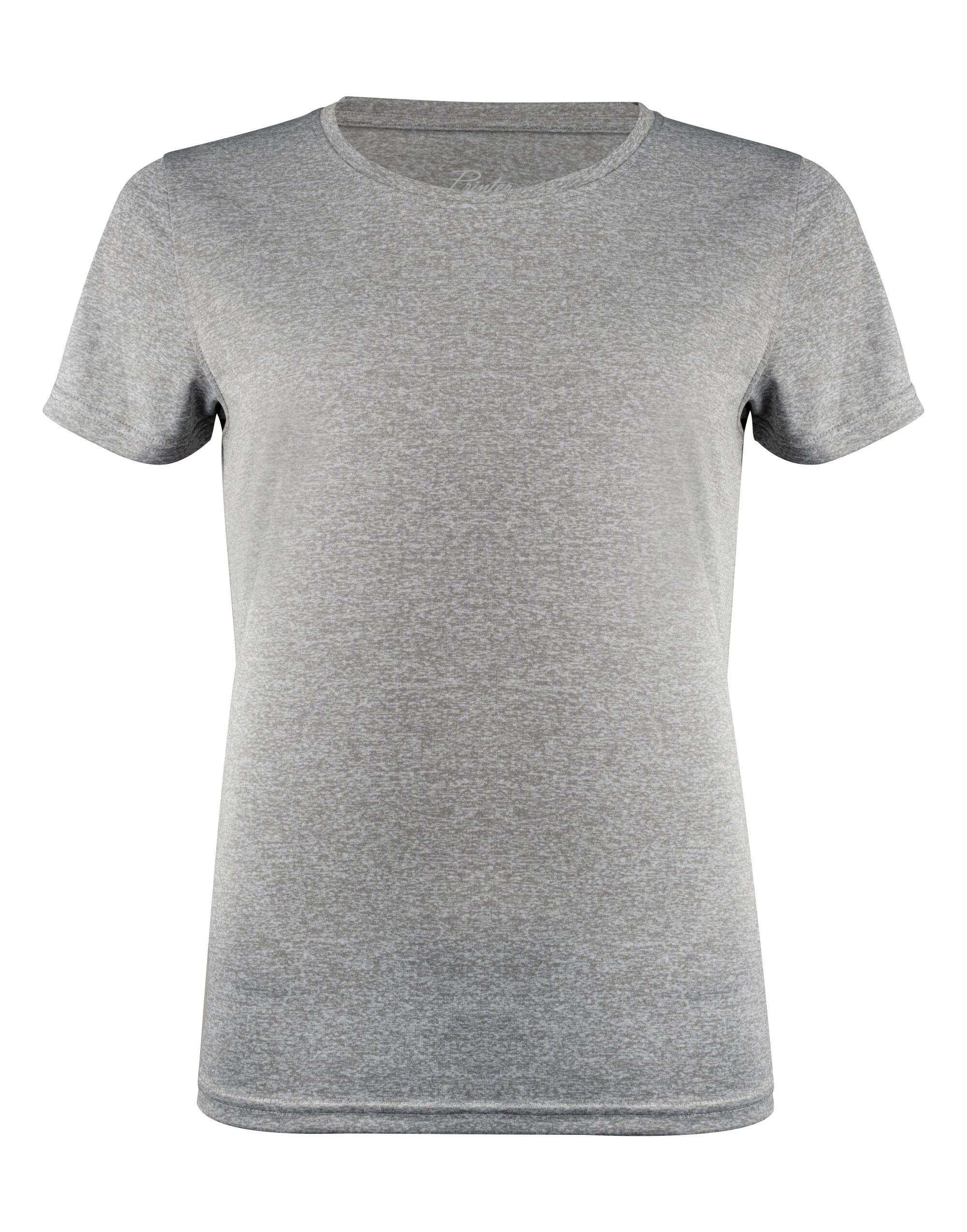 Printer Red Ladies Run T Shirt PR2264026 - Grey Melange - Customisable T-Shirts