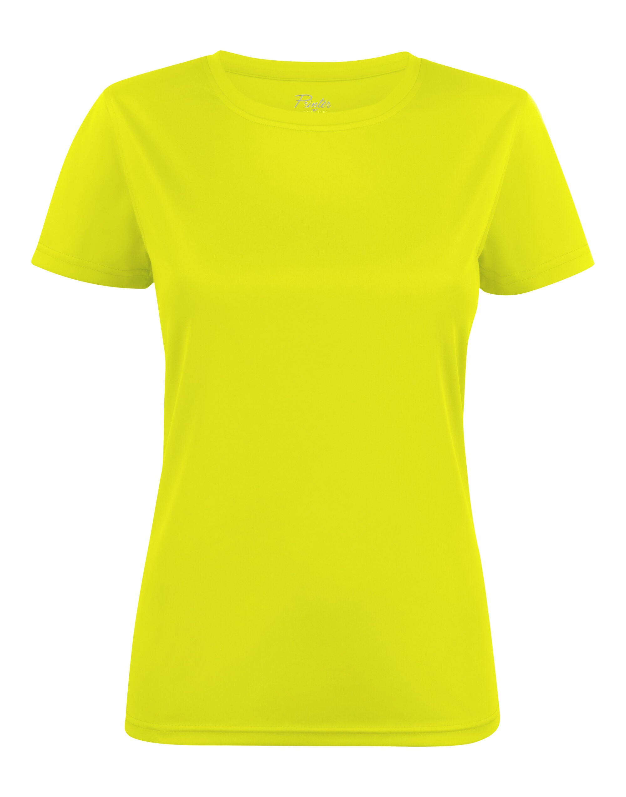 Printer Red Ladies Run T Shirt PR2264026 - Bright Yellow - Customisable T-Shirts