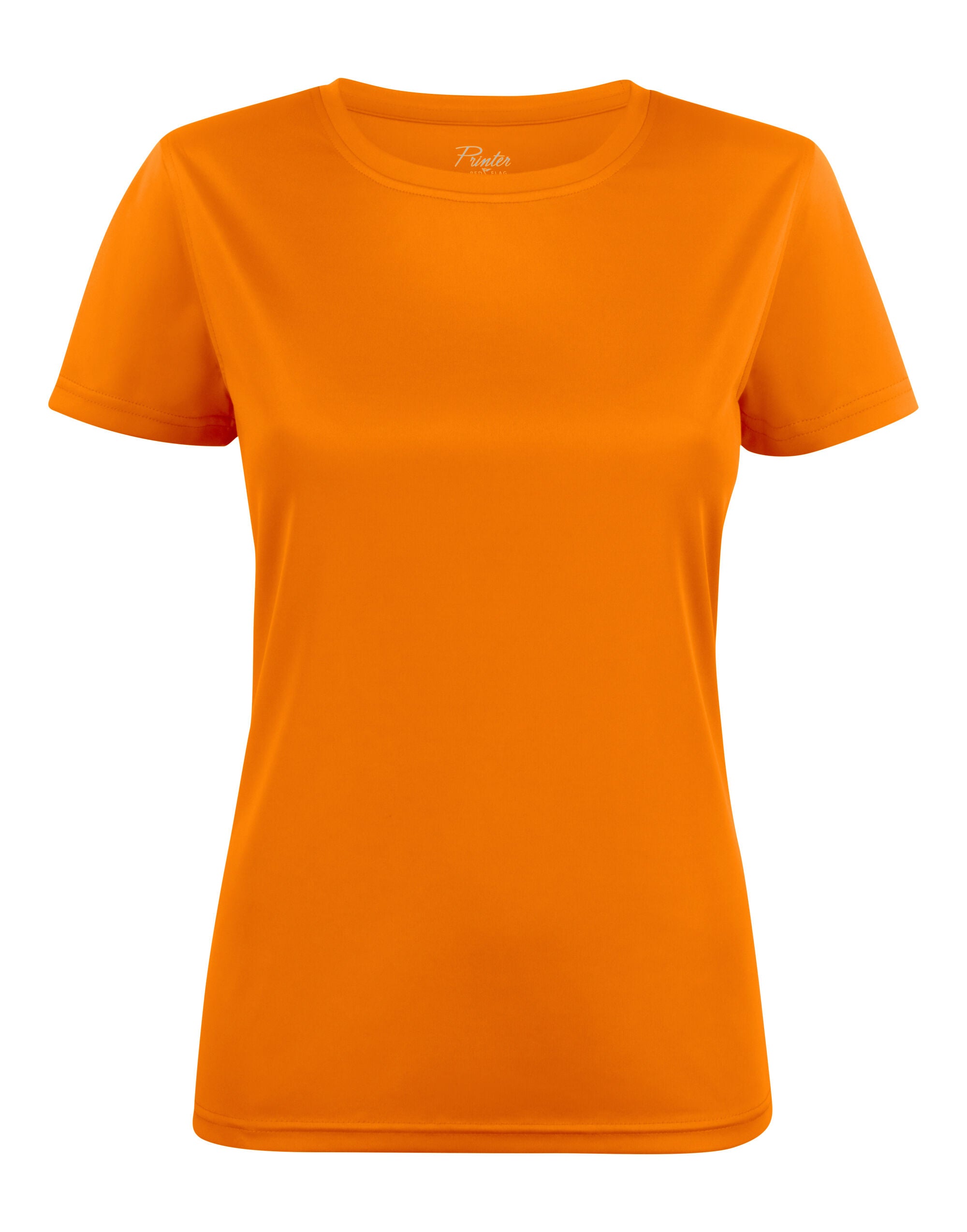 Printer Red Ladies Run T Shirt PR2264026 - Bright Orange - Customisable T-Shirts