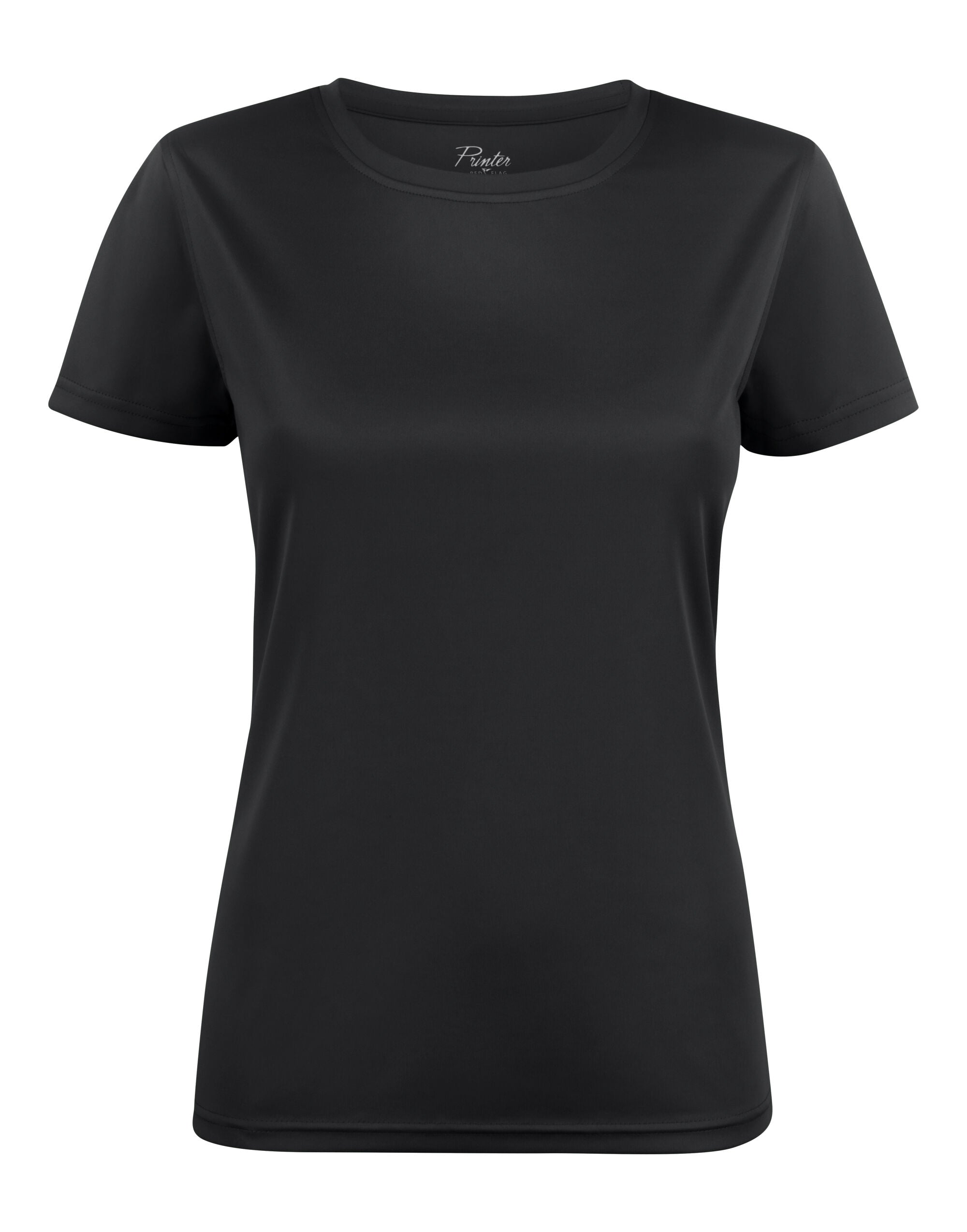 Printer Red Ladies Run T Shirt PR2264026 - Black - Customisable T-Shirts