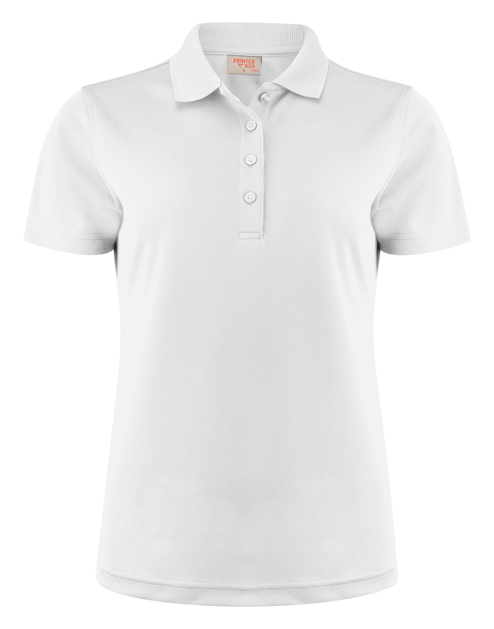 Printer Red Ladies Smash Polo Shirt PR2265029 - White - Customisable Polos