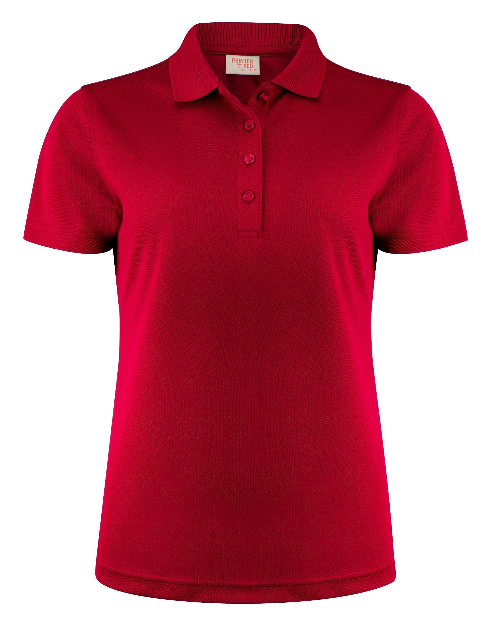 Printer Red Ladies Smash Polo Shirt PR2265029 - Red - Customisable Polos