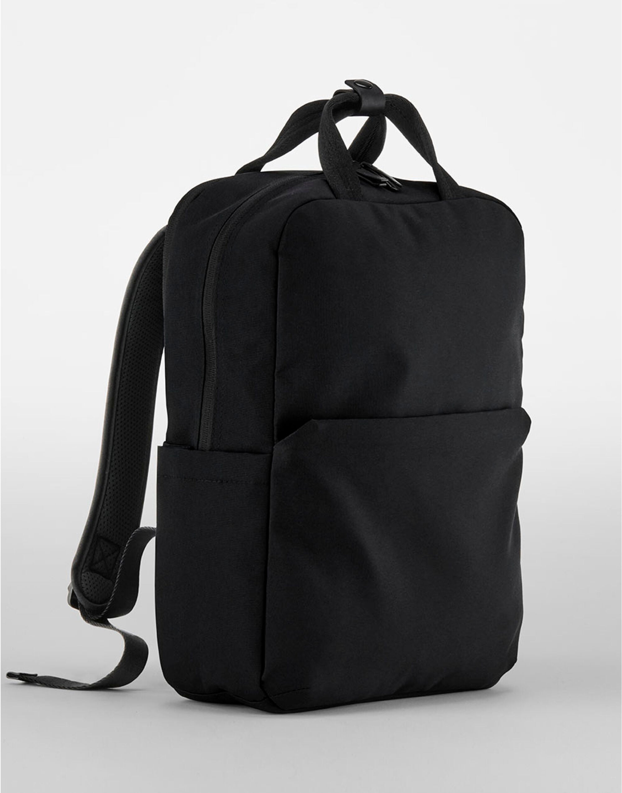 Quadra Stockholm Laptop Backpack qd271 - Black O S - Customisable Bags