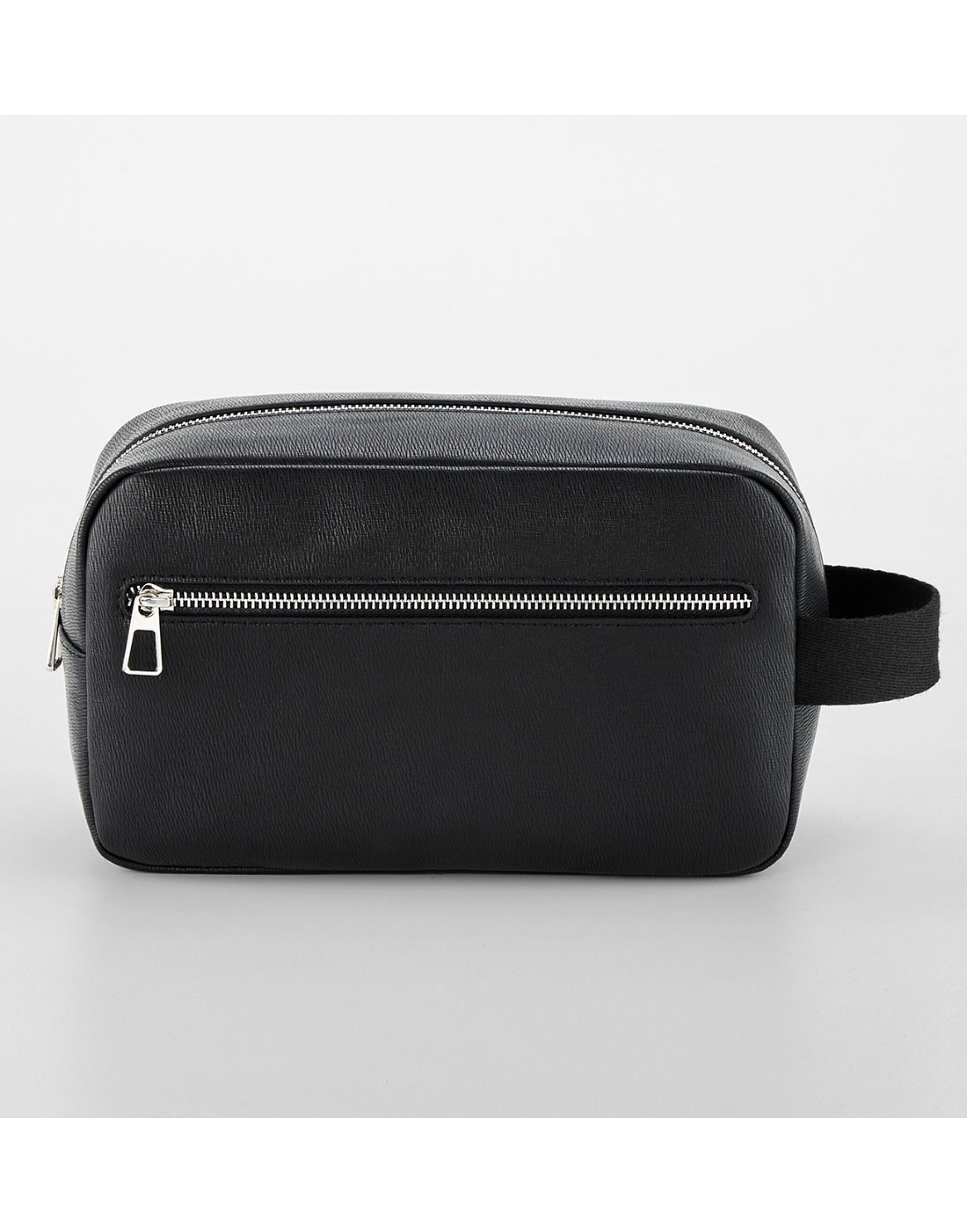 Quadra Tailored Luxe Wash Bag qd779 - Black O S - Customisable Bags