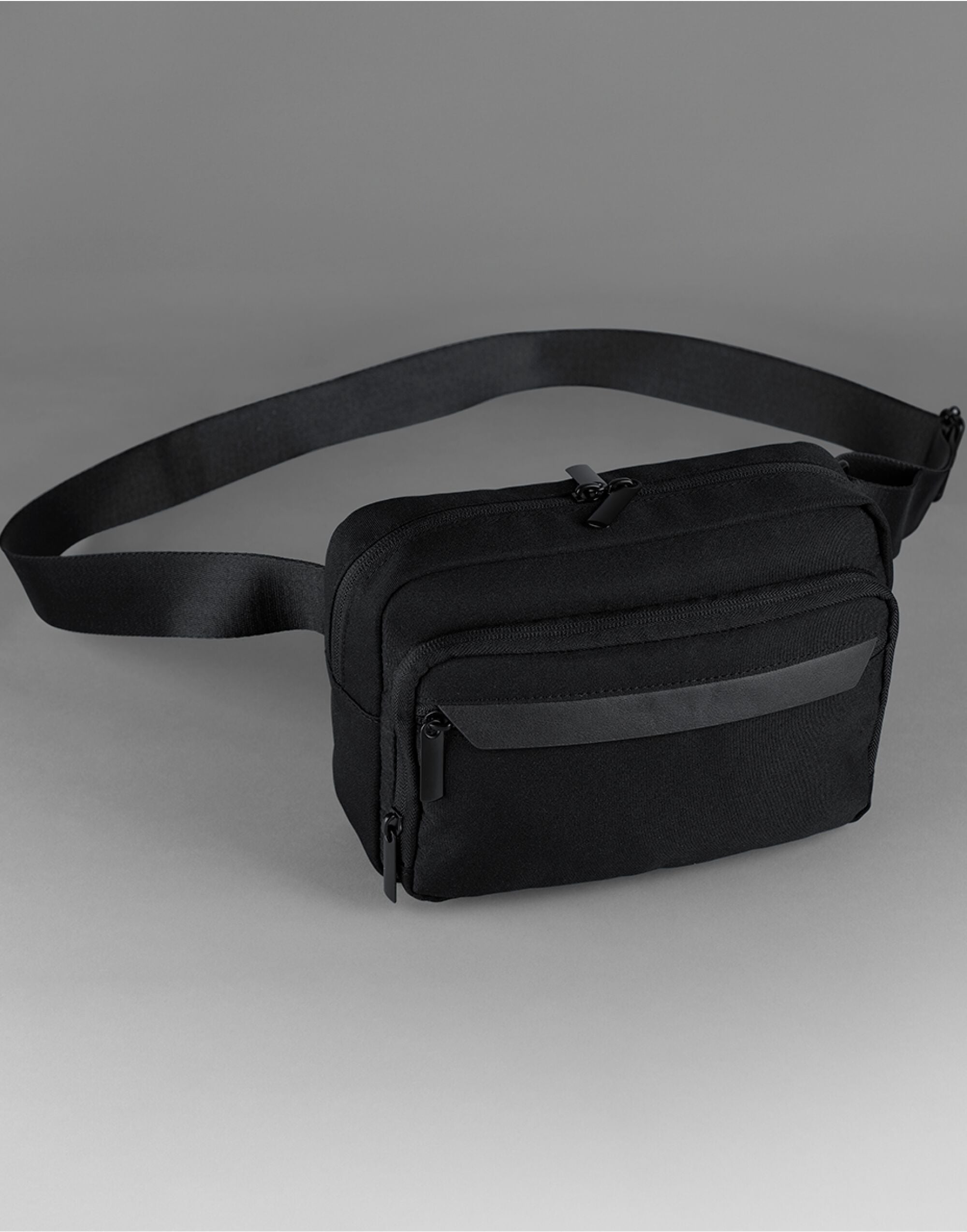 Quadra Airside Cross Body Bag QD815 - Black O S - Customisable Bags