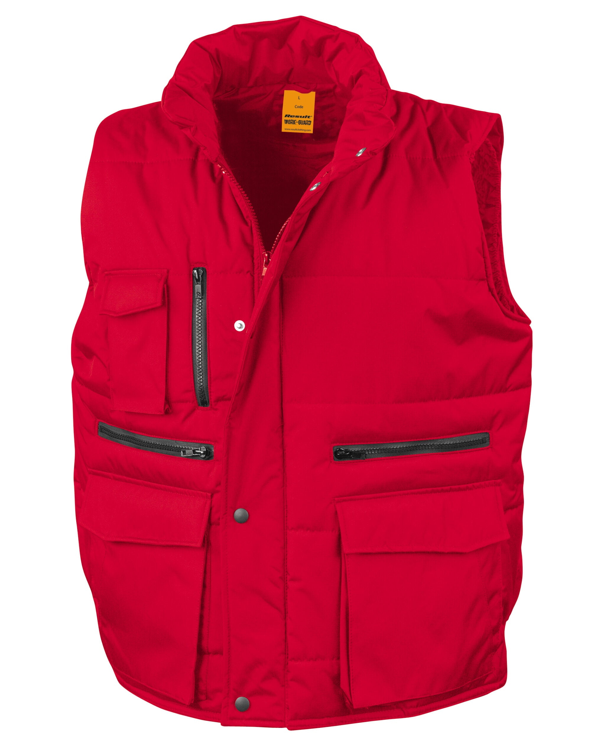WORK-GUARD by Result Result Workguard Lance Bodywarmer R127X - Red - Customisable