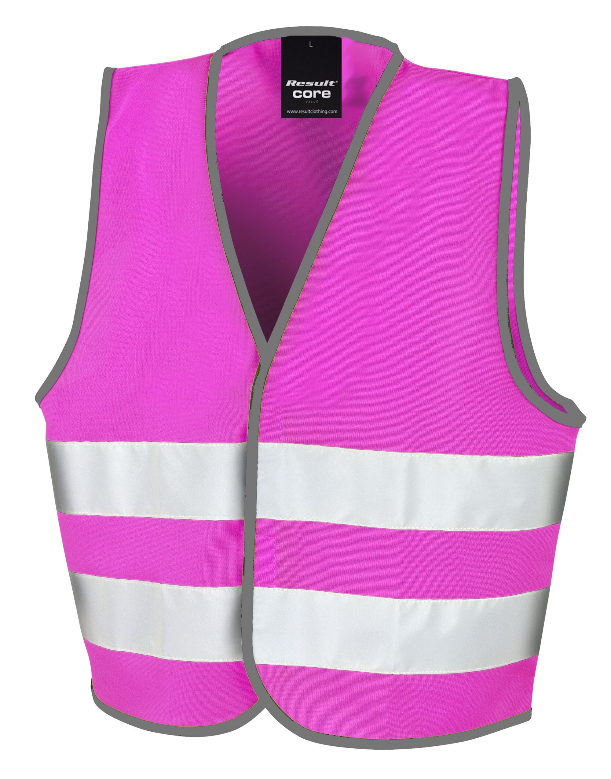 Result Safeguard Result SafeGuard Jr Enhanced Vis Vest R200JEV - Fluorescent Pink - Customisable