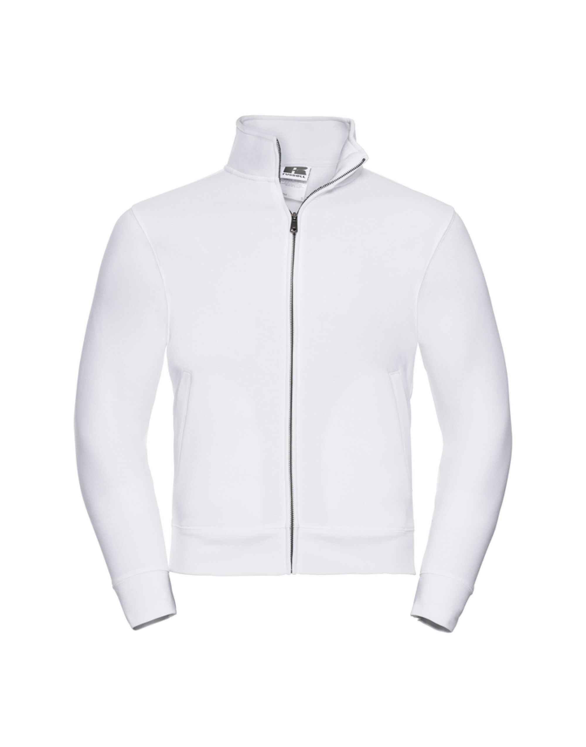 Russell Collection Russell Mens Authentic Sweat Jacket R267M - White - Customisable Jackets