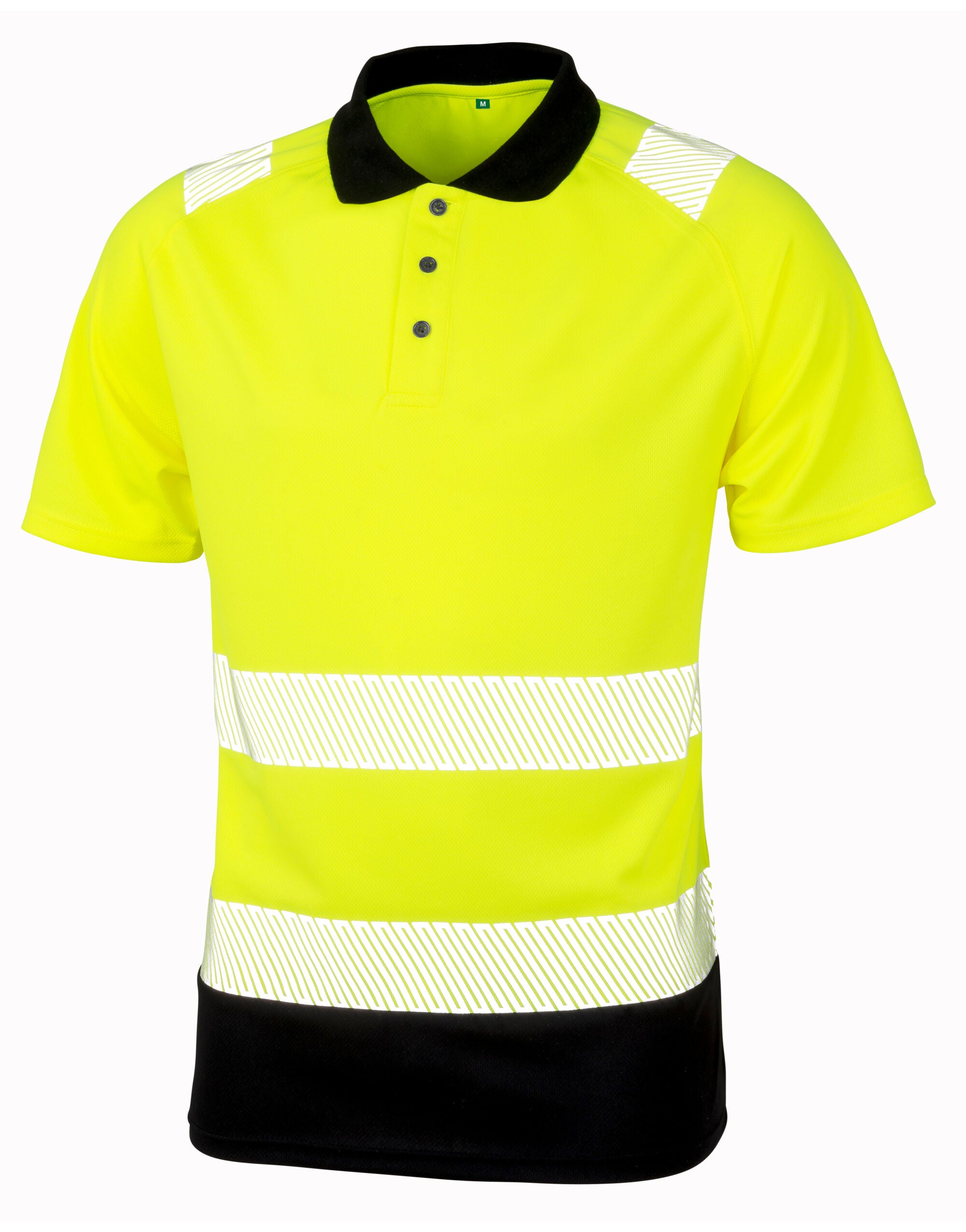 Result Recycled Safety Polo R501X - Fluoresent Yellow - Customisable Polos