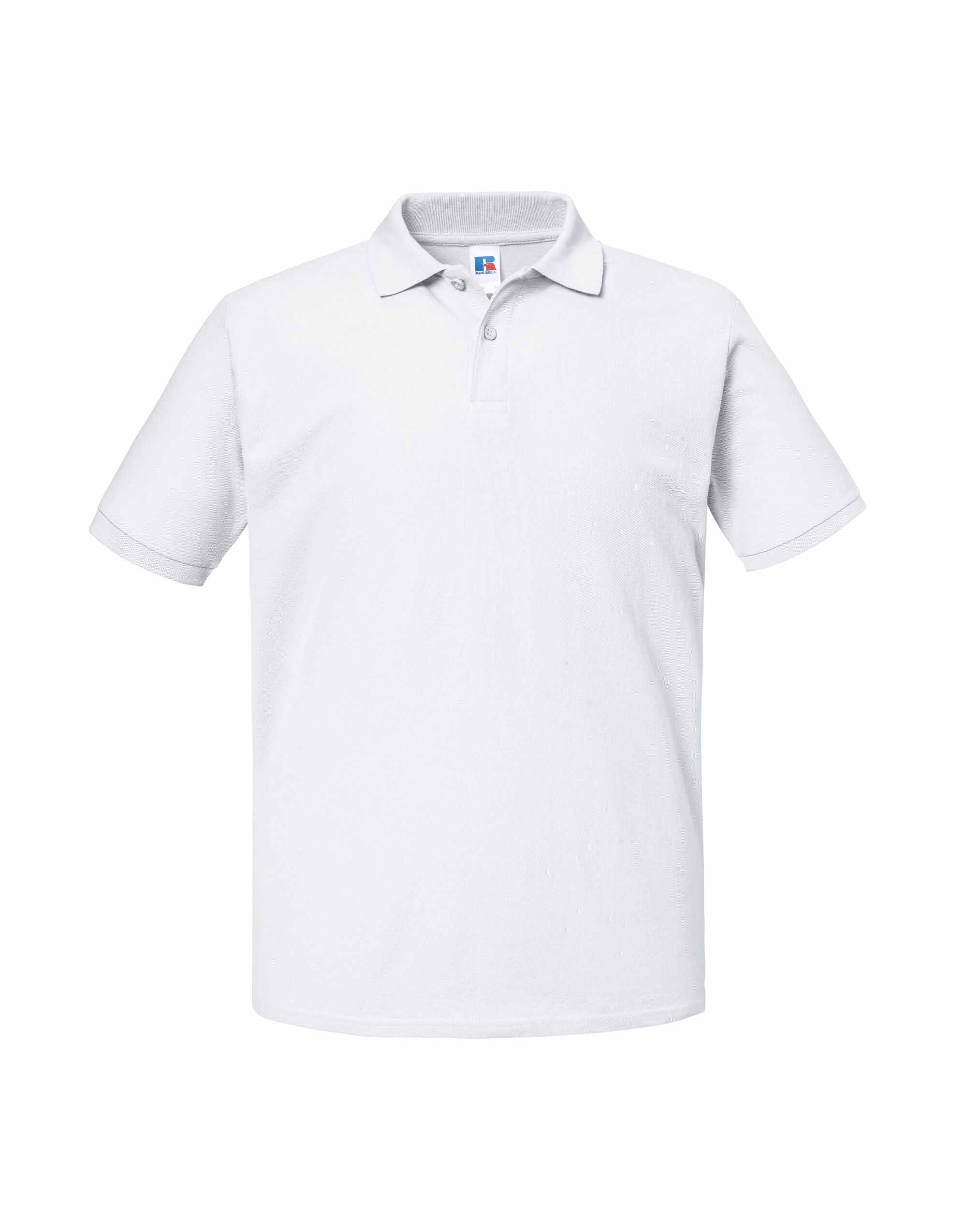 Russell Collection Russell Authentic Eco Polo R570M - White - Customisable Polos