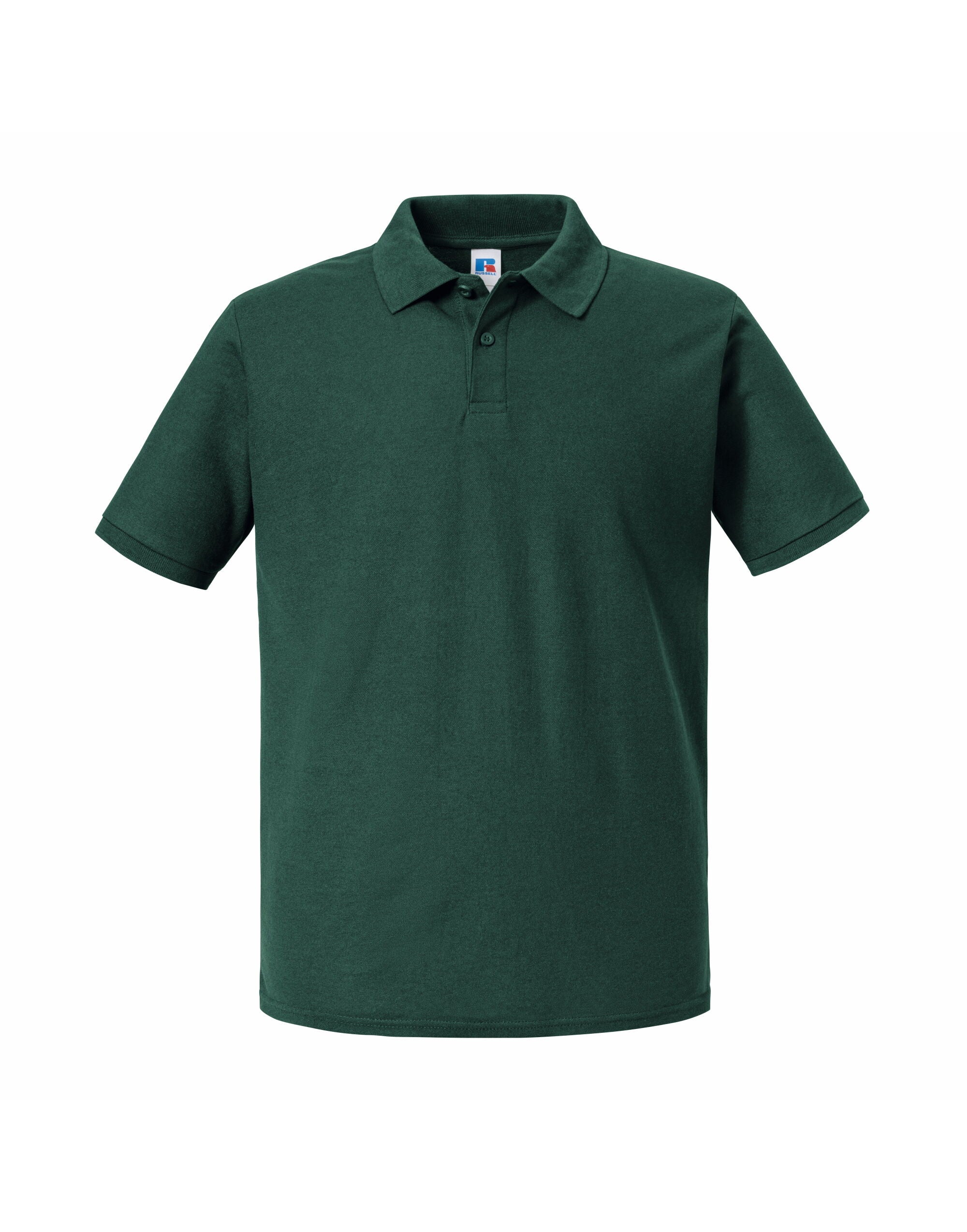 Russell Collection Russell Authentic Eco Polo R570M - Bottle Green - Customisable Polos