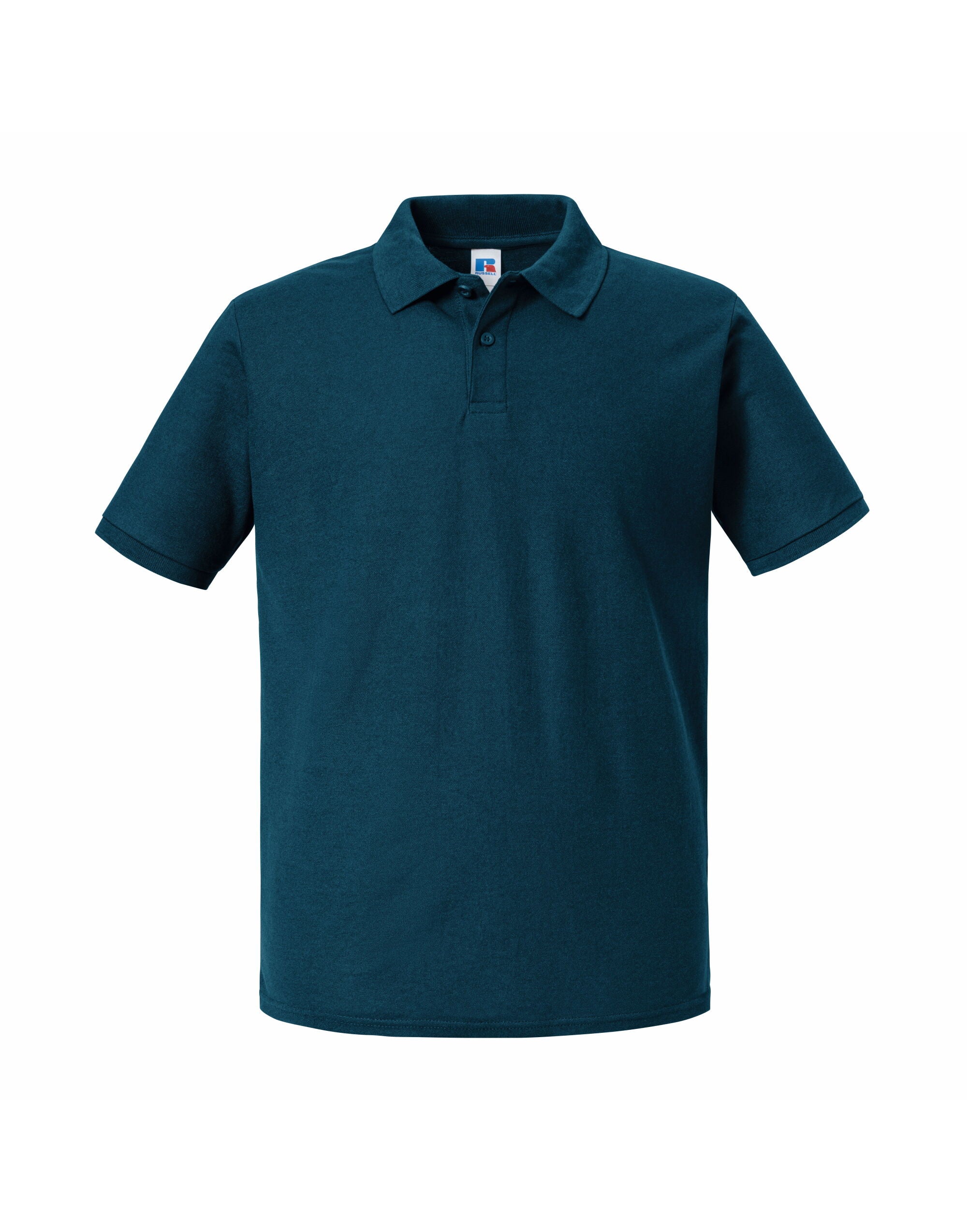 Russell Collection Russell Authentic Eco Polo R570M - Petrol Blue - Customisable Polos