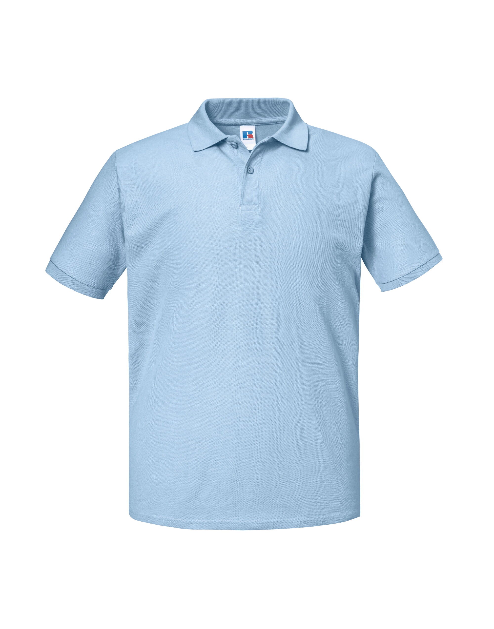 Russell Collection Russell Authentic Eco Polo R570M - Sky Blue - Customisable Polos