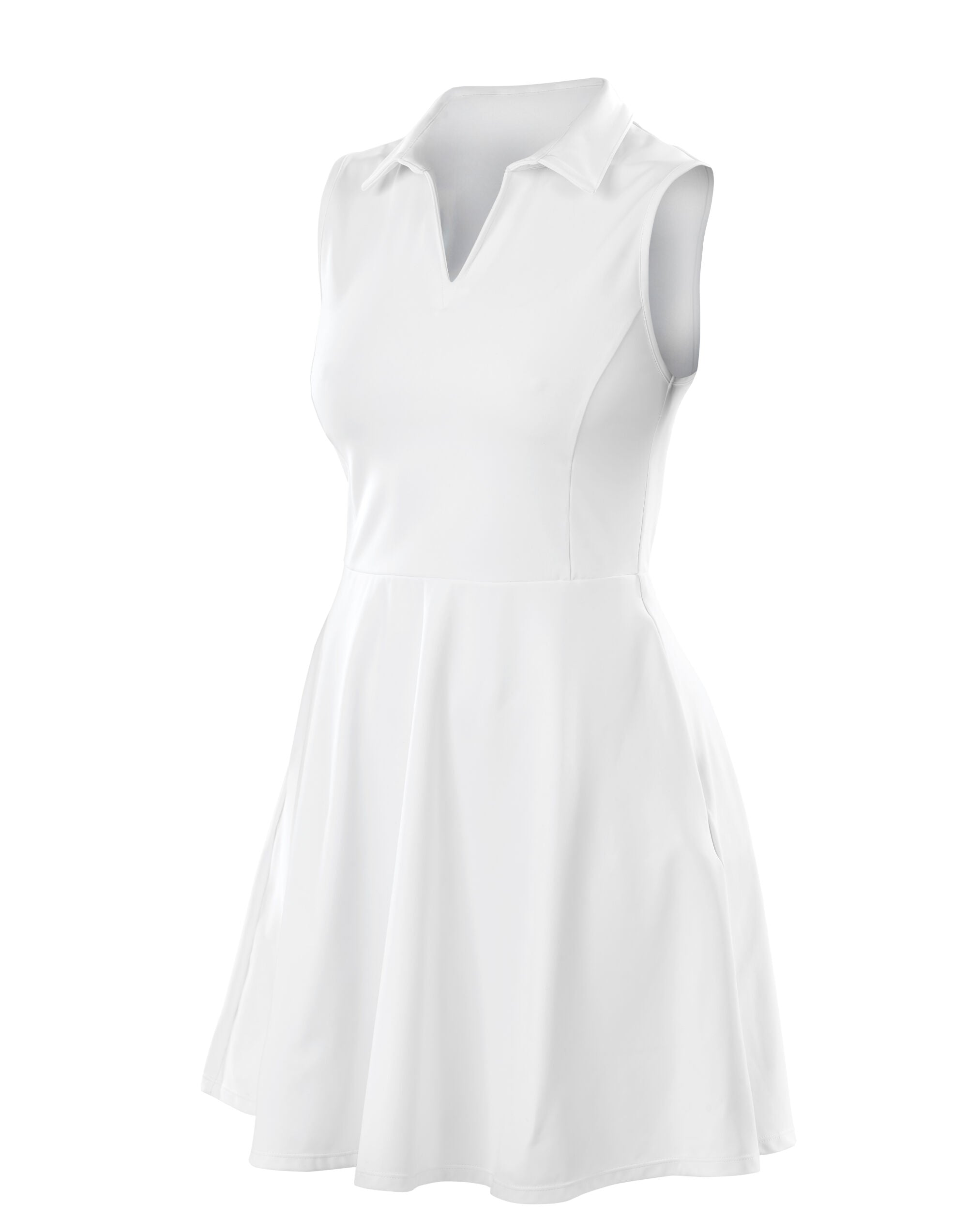 Spiro Recycled Ladies Fitness Dress S799F - White - Customisable