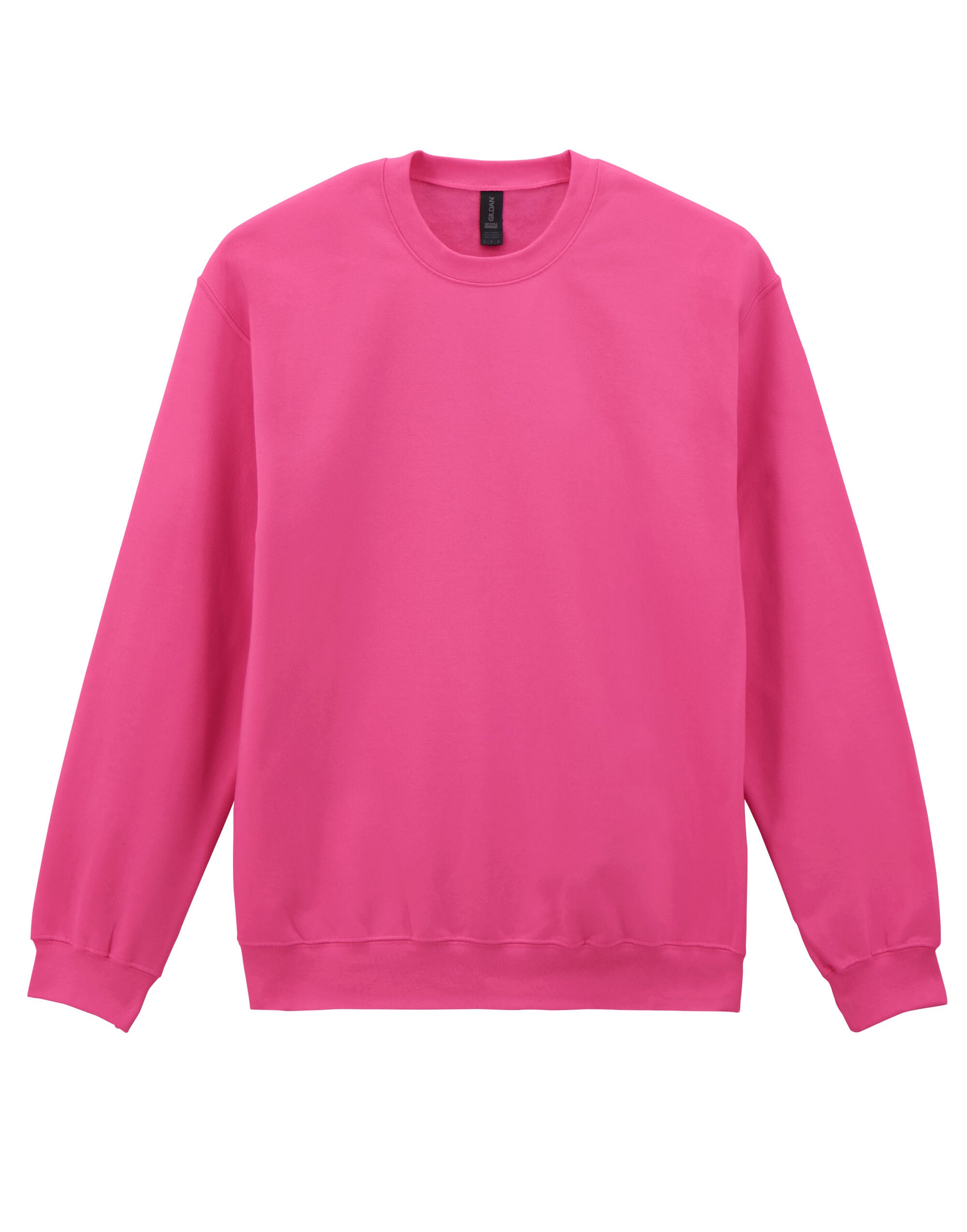 Softstyle Midweight Fleece Adult Crewneck - Pink Lemonade -SF000 - Pink Lemonade - Customisable Sweatshirts And Hoodies