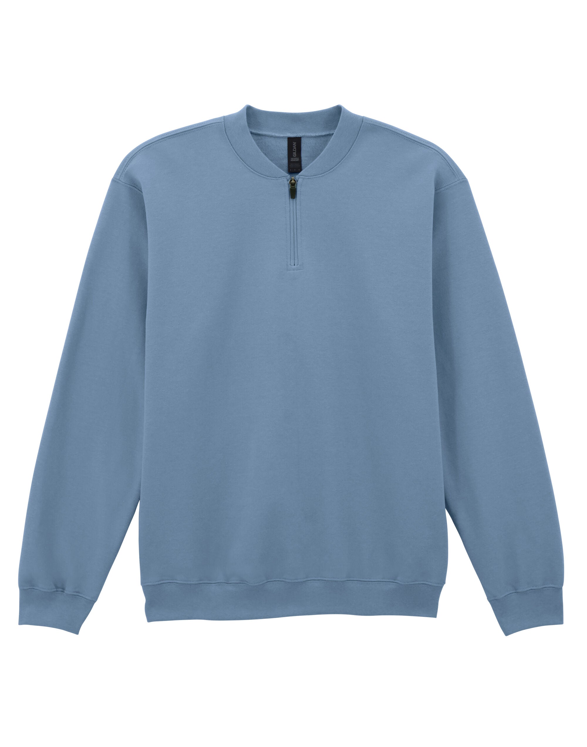 Gildan Softstyle Midweight 1/4 Zip Sweat SF008 - Stone Blue - Customisable Hoodies