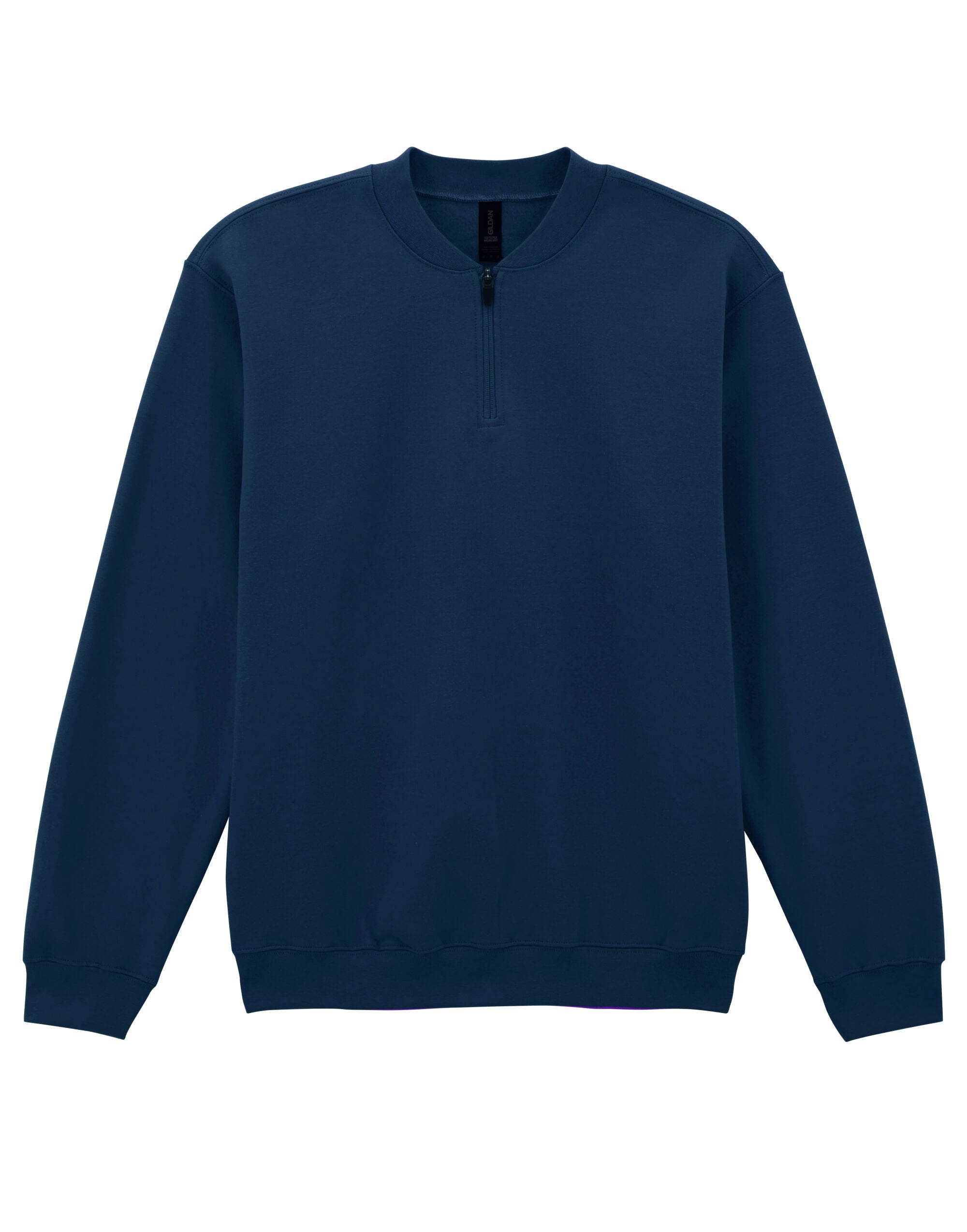 Gildan Softstyle Midweight 1/4 Zip Sweat SF008 - Navy Blue - Customisable Hoodies