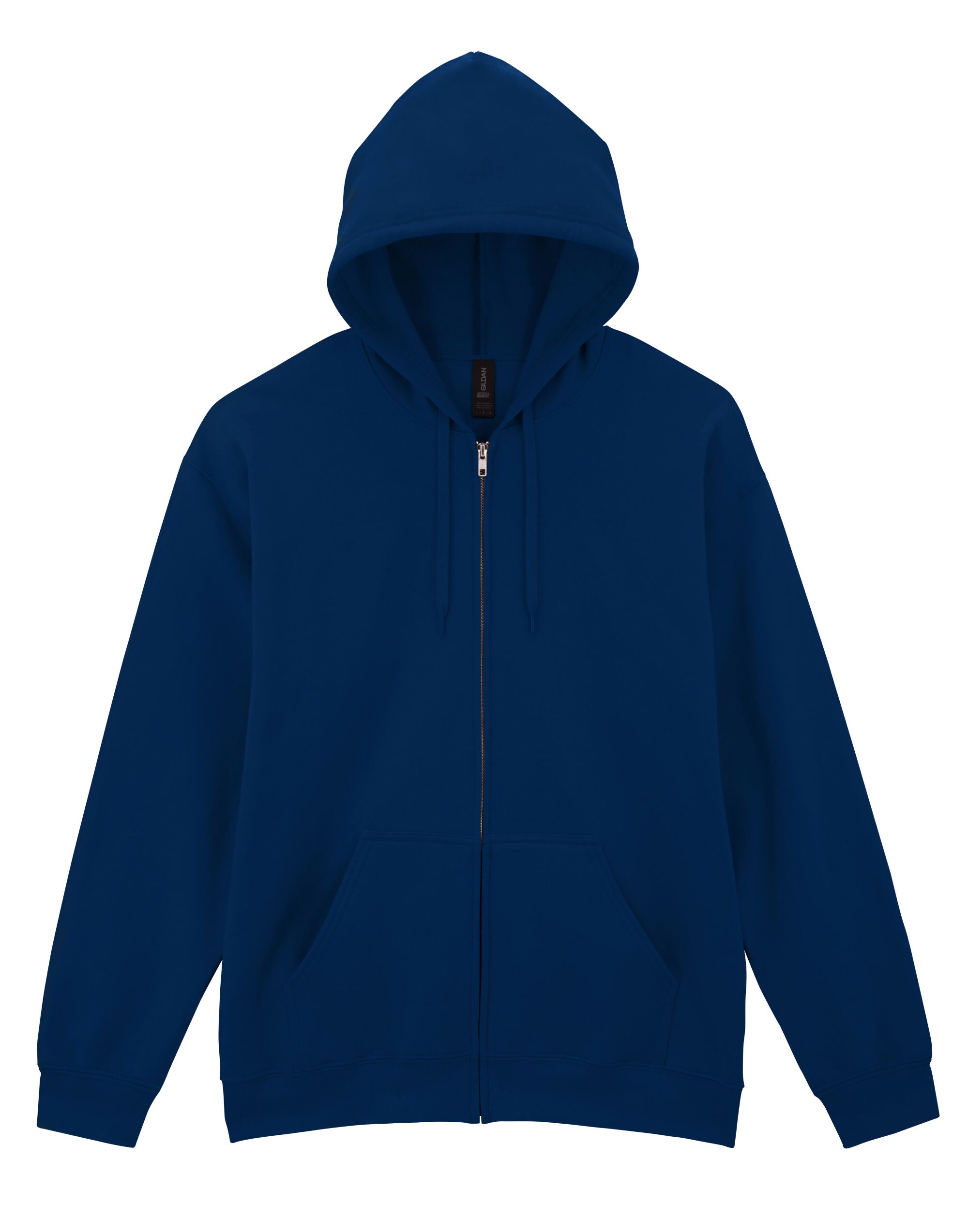 Gildan Softyle Midweight Full Zip Hoody SF600 - Navy Blue - Customisable Hoodies