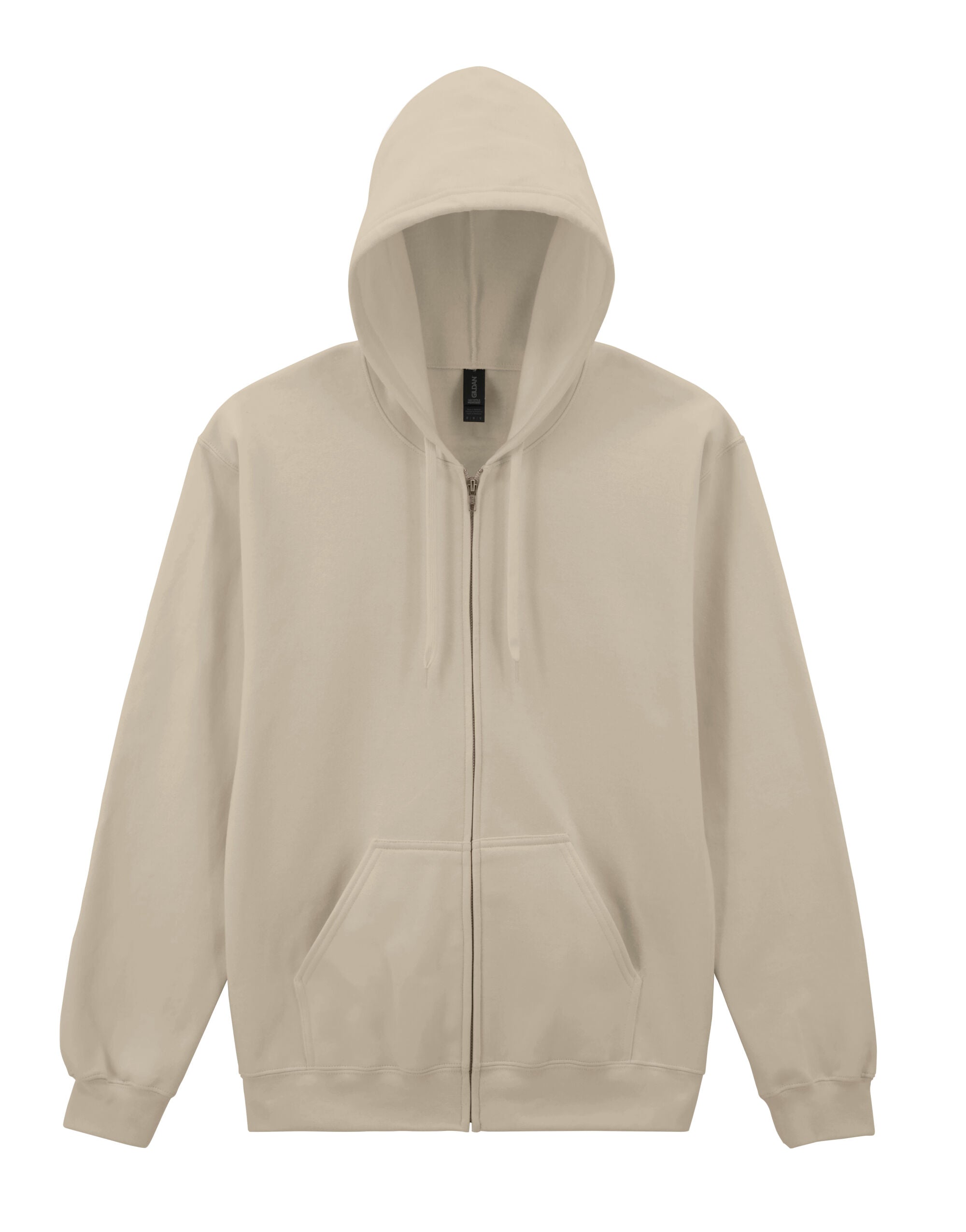 Gildan Softyle Midweight Full Zip Hoody SF600 - Sand - Customisable Hoodies