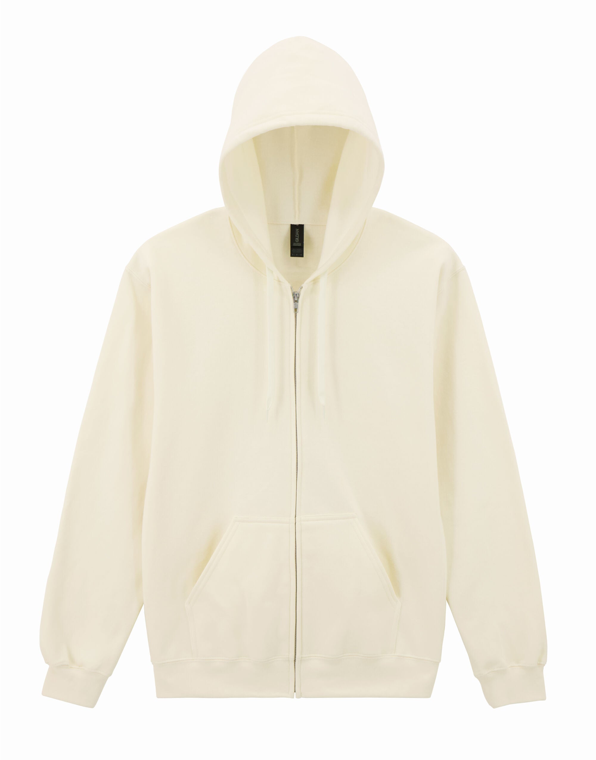 Gildan Softyle Midweight Full Zip Hoody SF600 - Off White - Customisable Hoodies